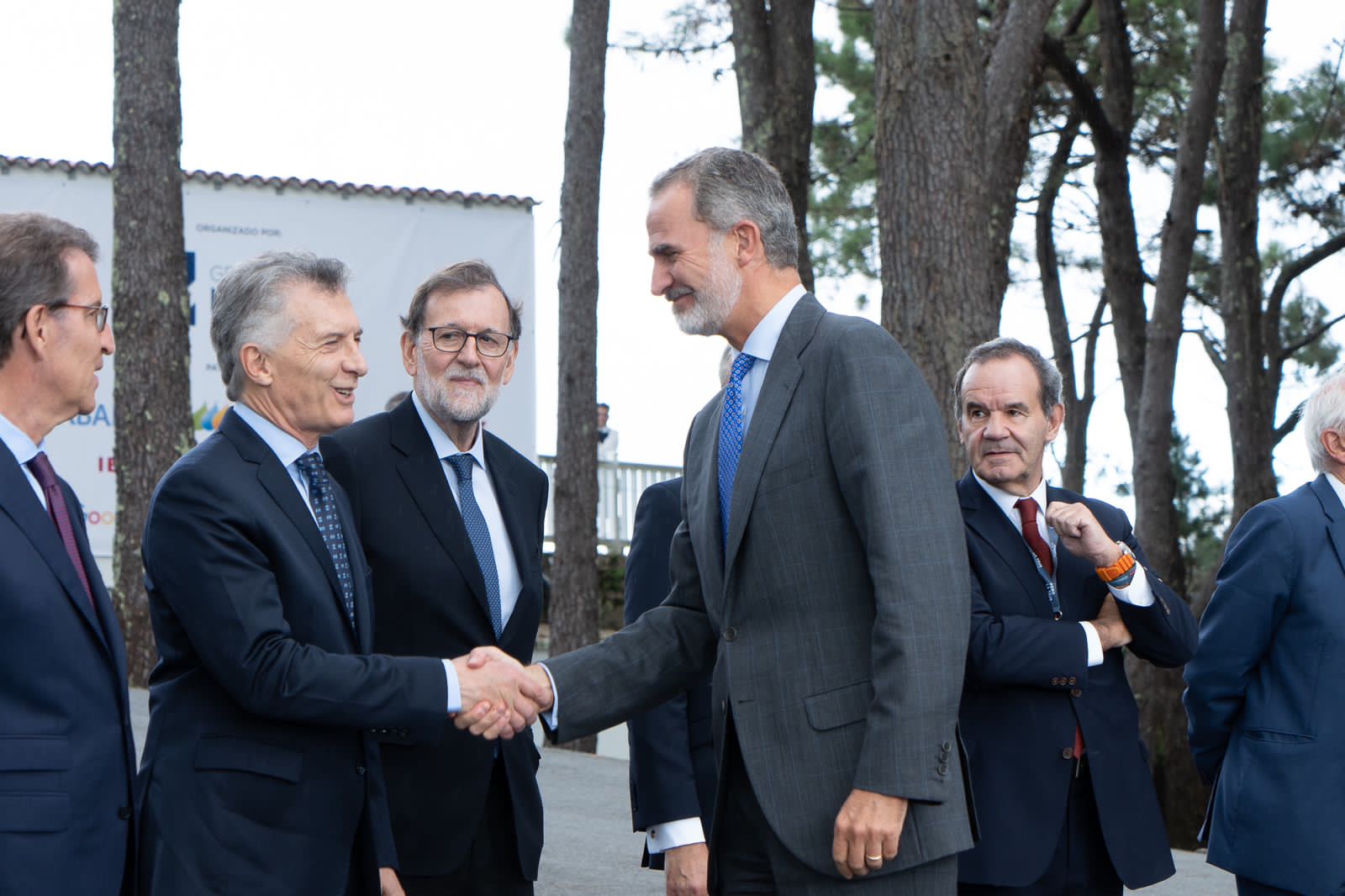 Mauricio Macri almorzó ayer en Madrid con el rey Felipe VI