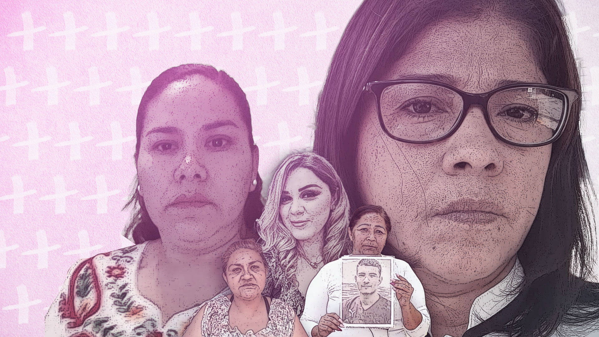 Los rostros de las mujeres buscadoras de México que han sido asesinadas este 2022. (Imagen: Jovani Perez)