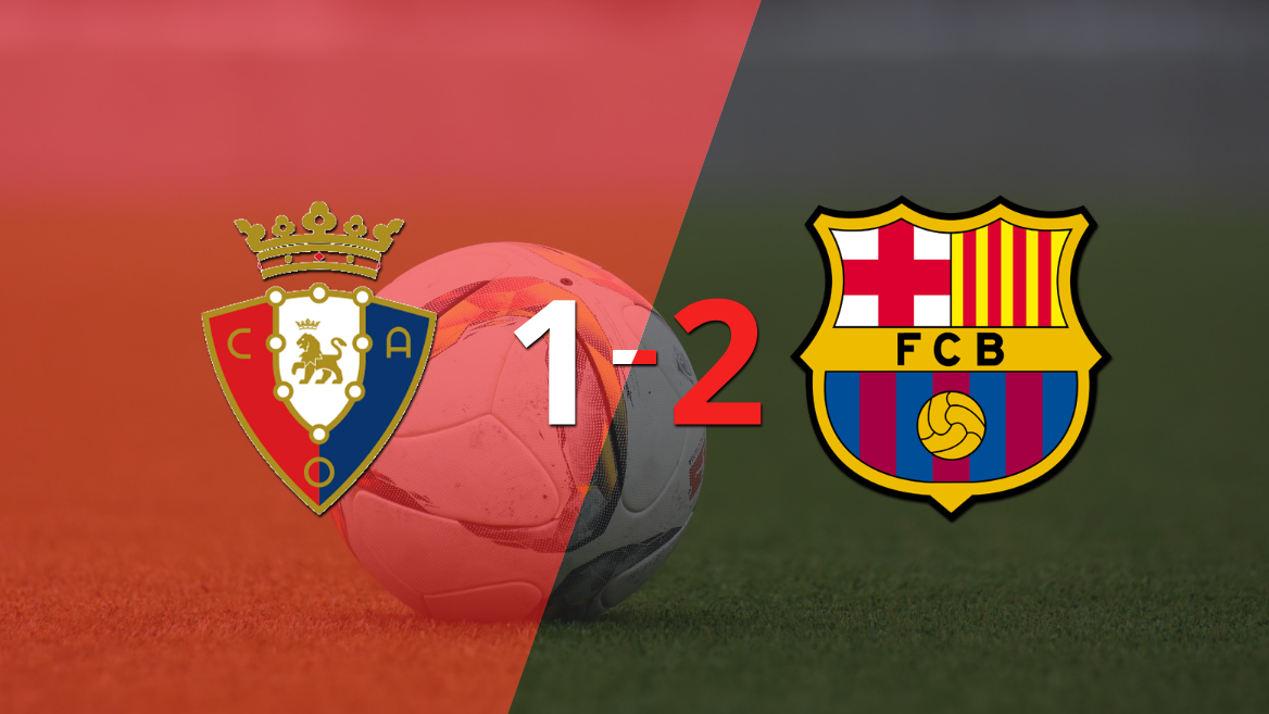 Barcelona ganó por 2-1 en su visita a Osasuna
