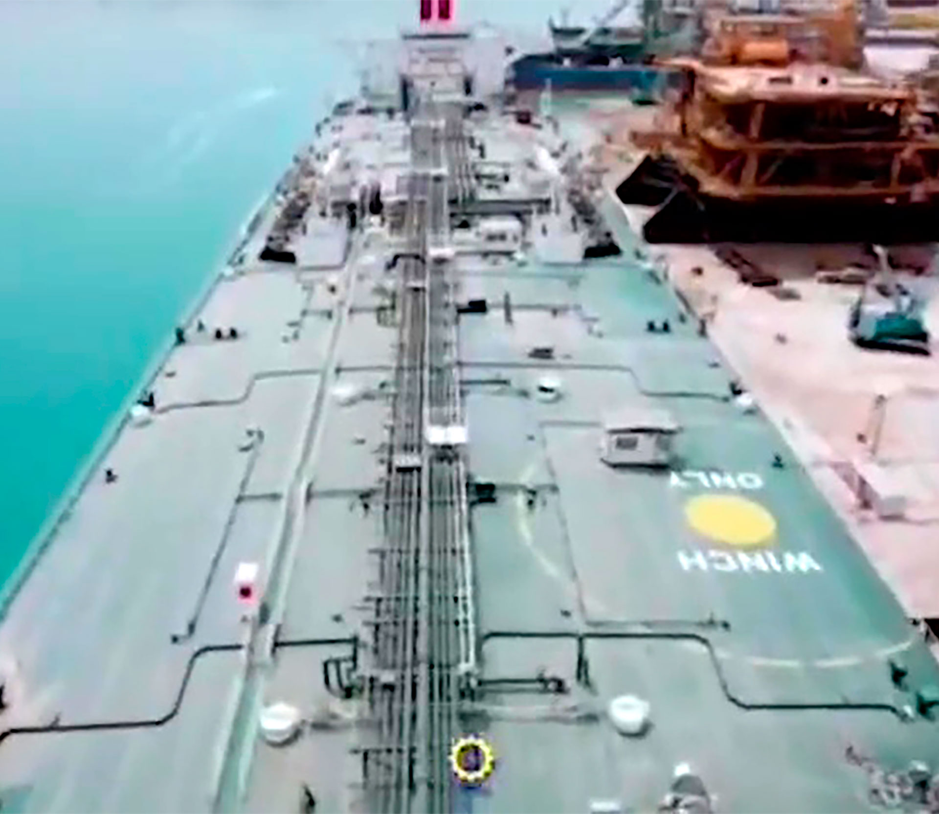 El buque puede transportar 113.000 toneladas de crudo equivalente a 750.000 barriles
