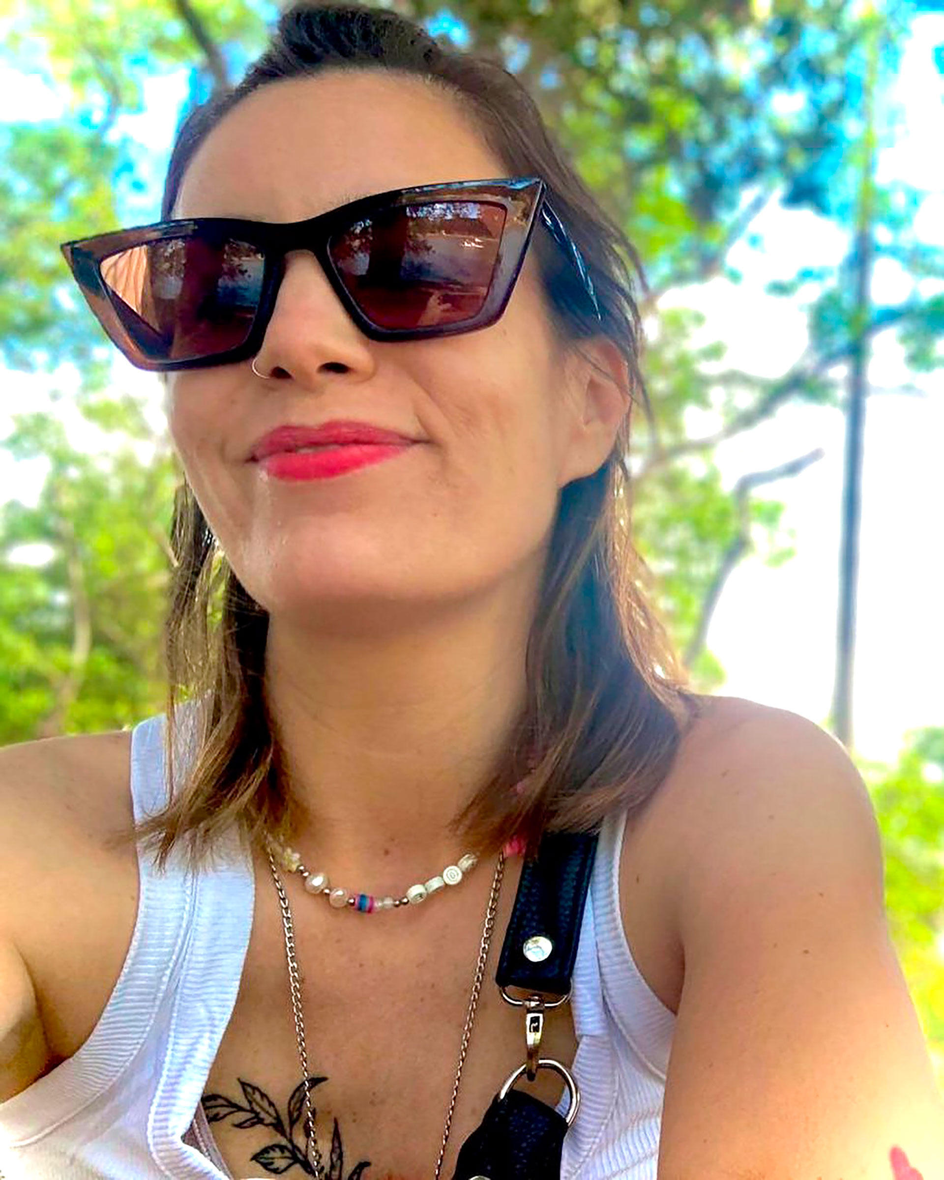 Melina es madre de tres, ama de casa y separada