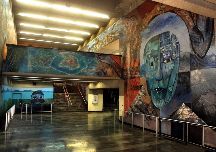 Metro de la CDMX: el tesoro pictórico que está oculto en las estaciones Tacubaya y Copilco