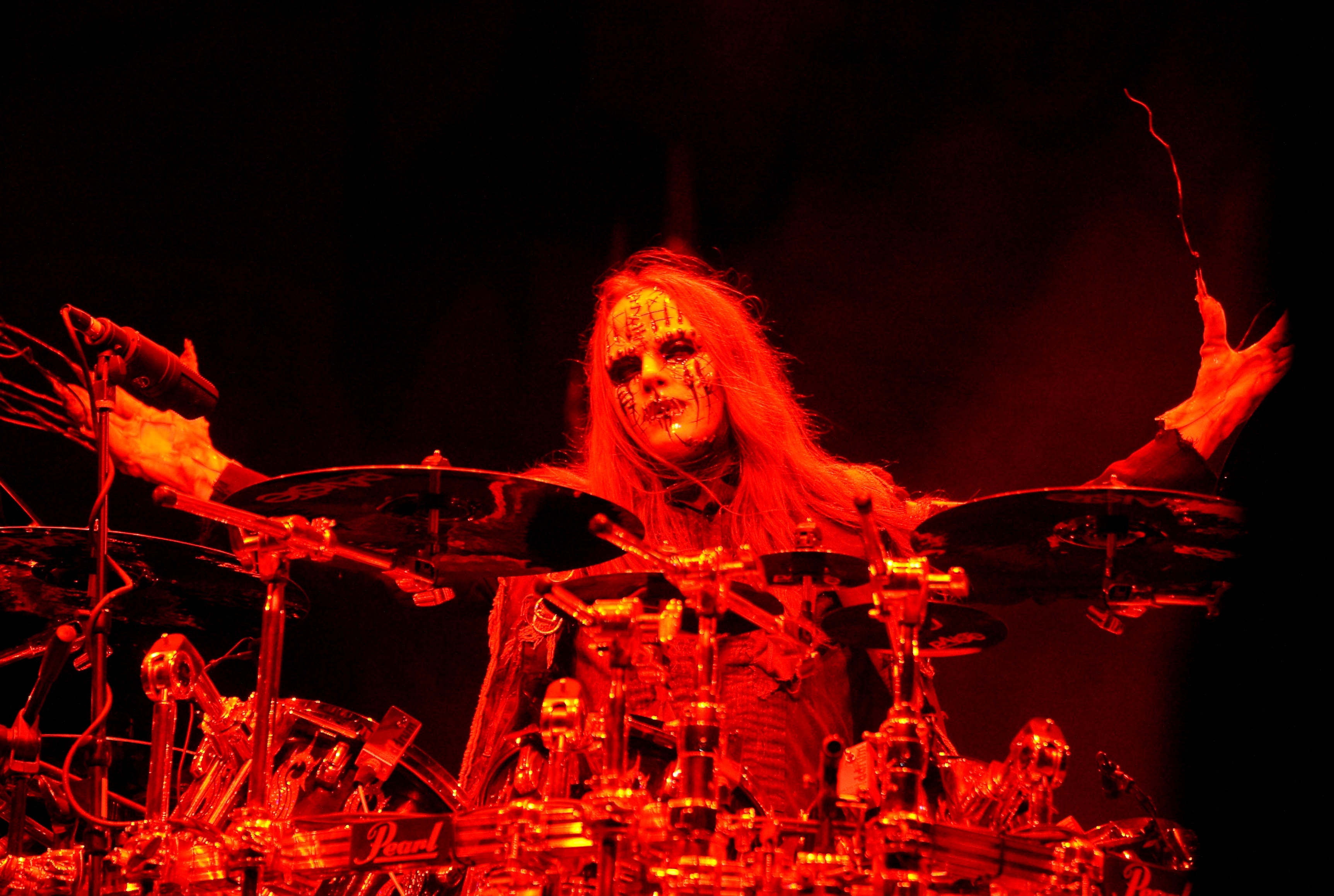 Joey Jordison, ex batería del grupo de heavy metal estadounidense Slipknot (Foto: EFE/Steve C. Mitchell/Archivo)