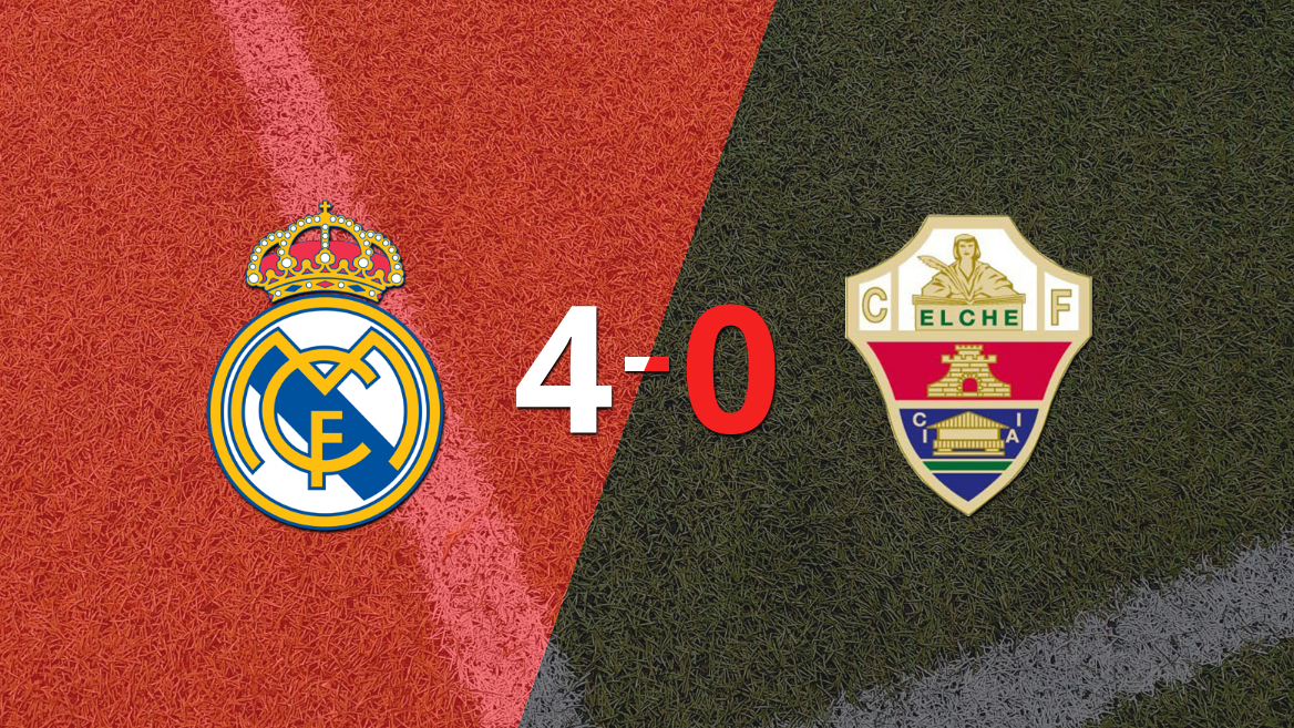 Karim Benzema impulsó la victoria de Real Madrid frente a Elche con dos goles