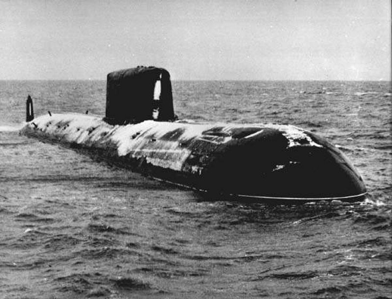 El submarino Komsomolets es considerado el Chernobyl bajo el mar