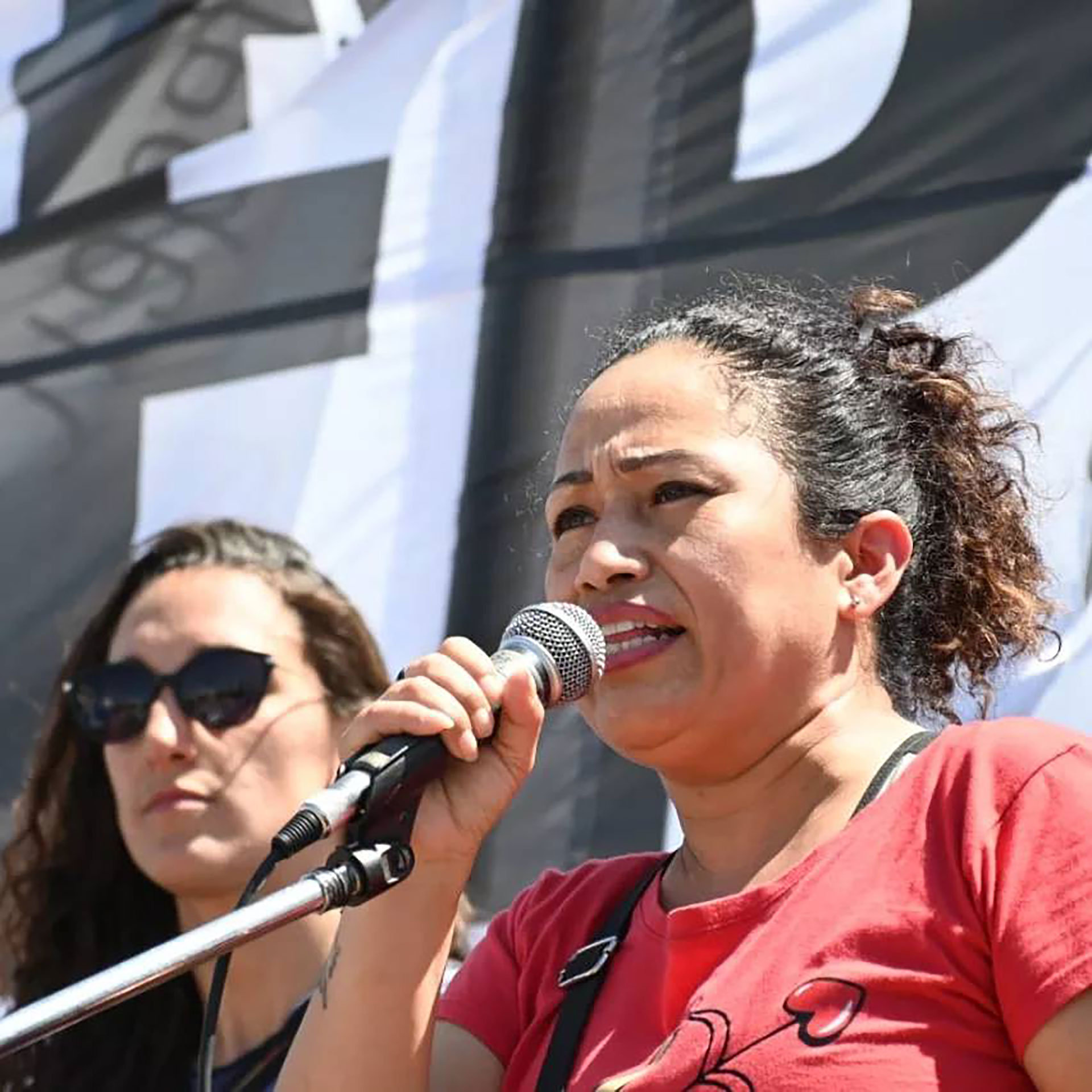  Dina Sánchez, Secretaria General adjunta de la Unión de Trabajadores y Trabajadoras de la Economía Popular (UTEP)