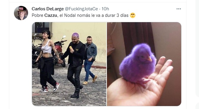 El polémico encuentro entre el joven mexicano y la rapera argentina conmocionó a fanáticos, quienes no tardaron en reaccionar con memes. (Foto: Twitter / @FuckingJotaCe)