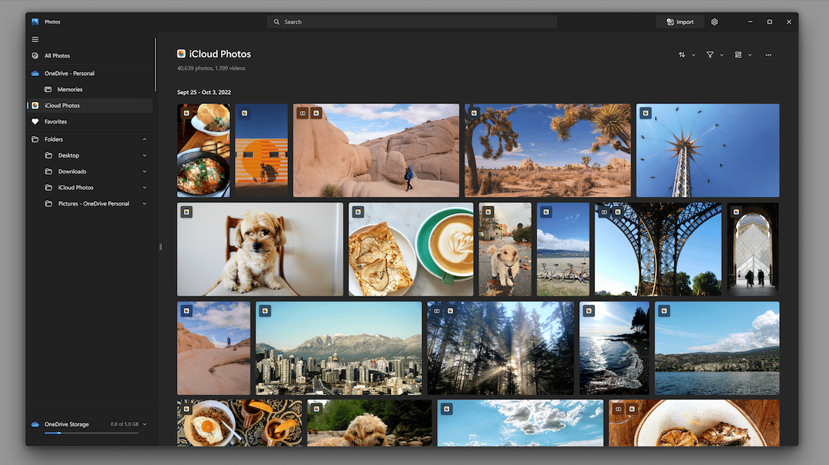 iCloud users on Windows show screenshots of photos that aren't theirs in the gallery.  (Photo: MacRumors)