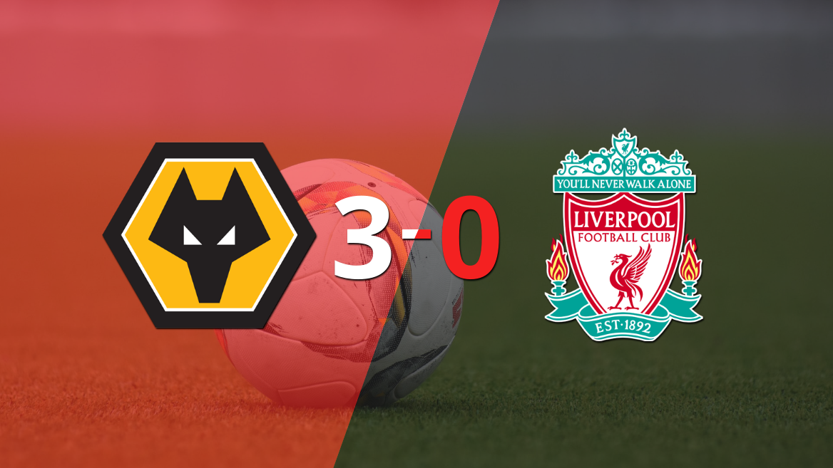 Tranquila victoria de Wolverhampton por 3 a 0 frente a Liverpool