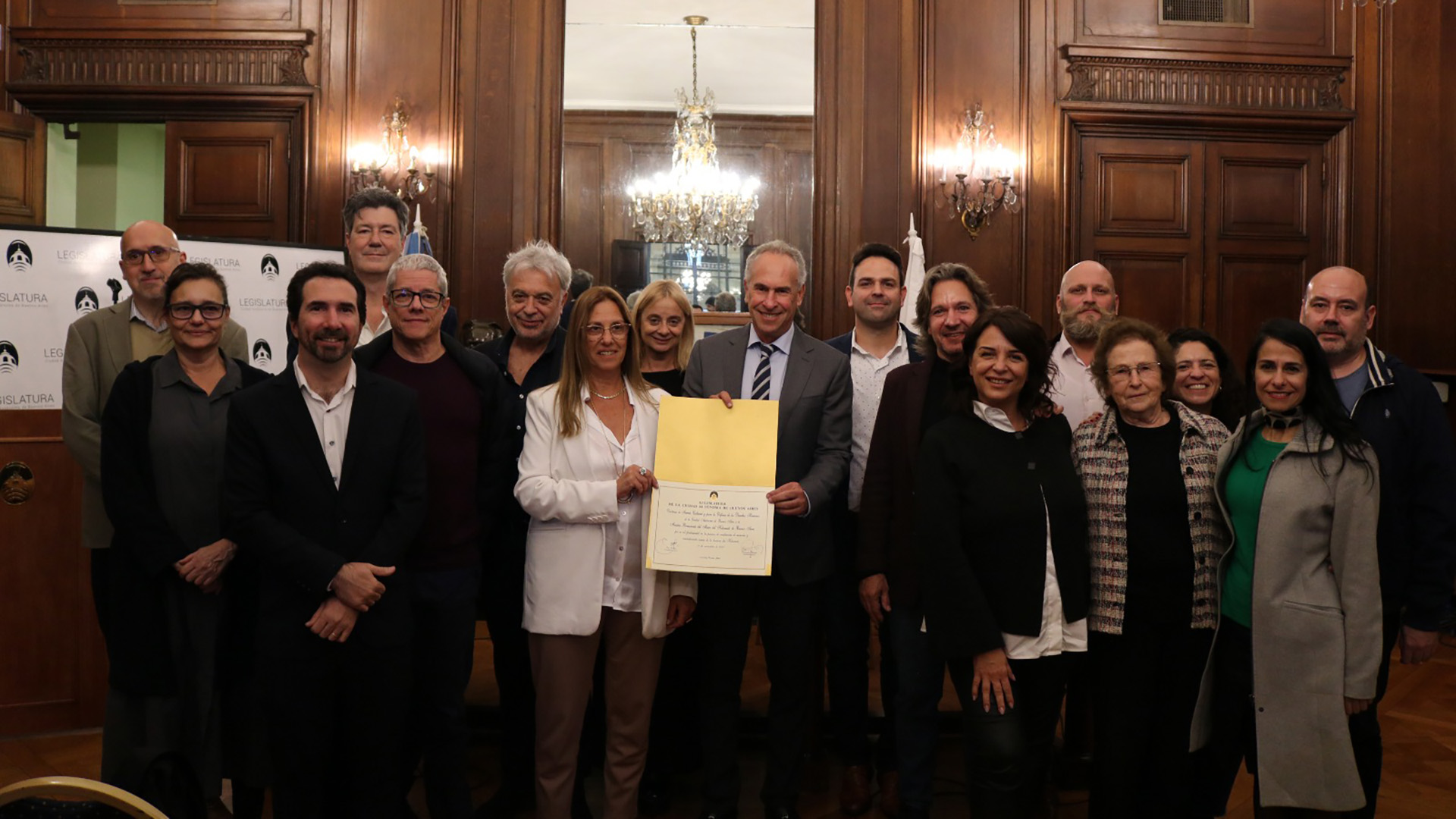 El acto fue en la Legislatura Porteña