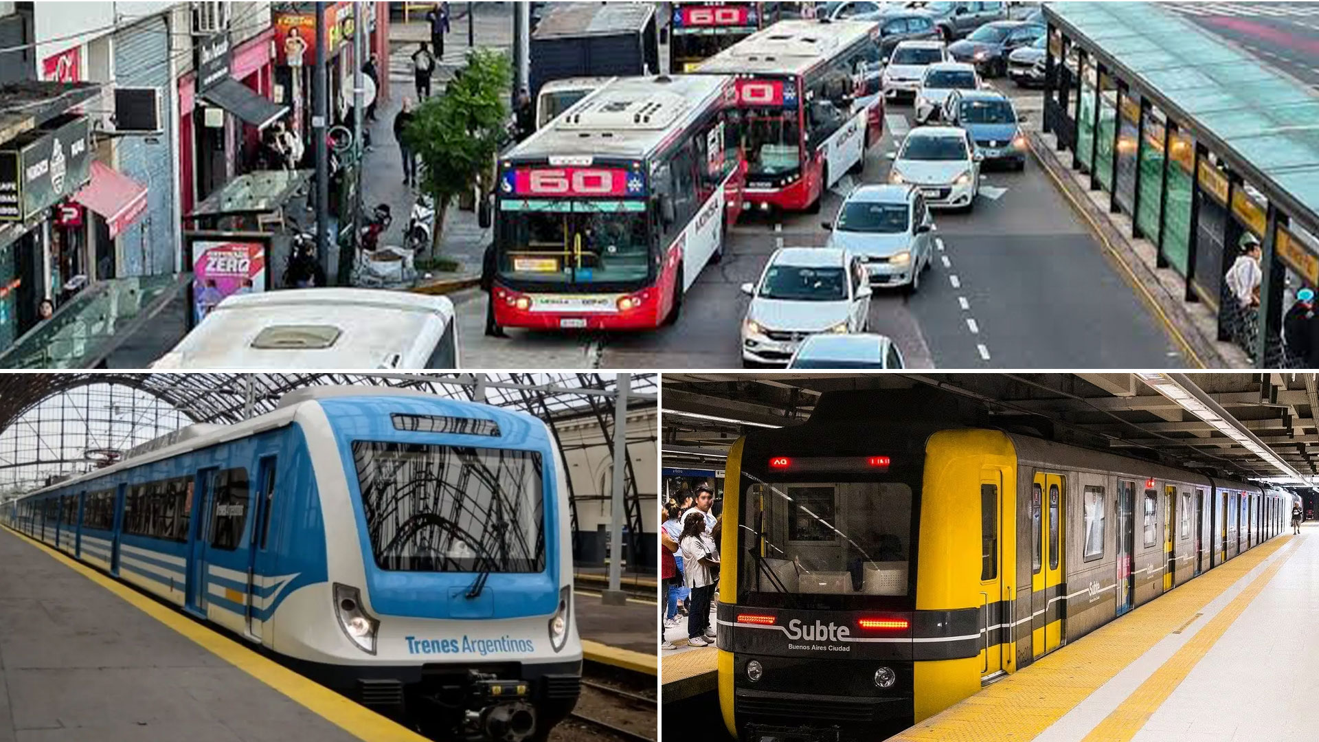 Transporte p&uacute;blico en el AMBA: la gente viaja menos y en colectivos hay ca&iacute;das de hasta el 31%
