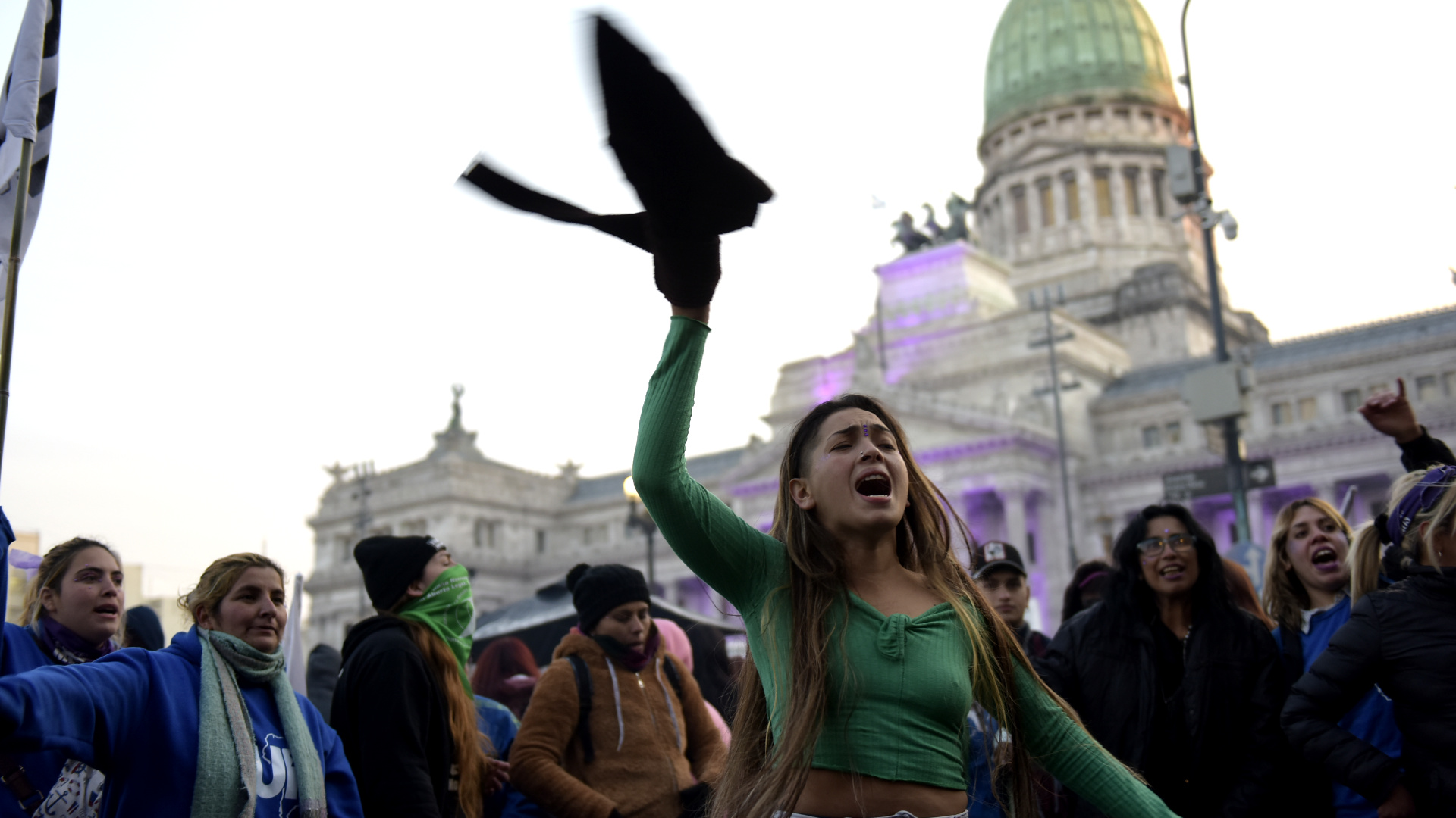 Las manifestantes reclamaron más recursos para avanzar en “la autonomía y el desarrollo económico de mujeres, lesbianas, travestis y trans”
