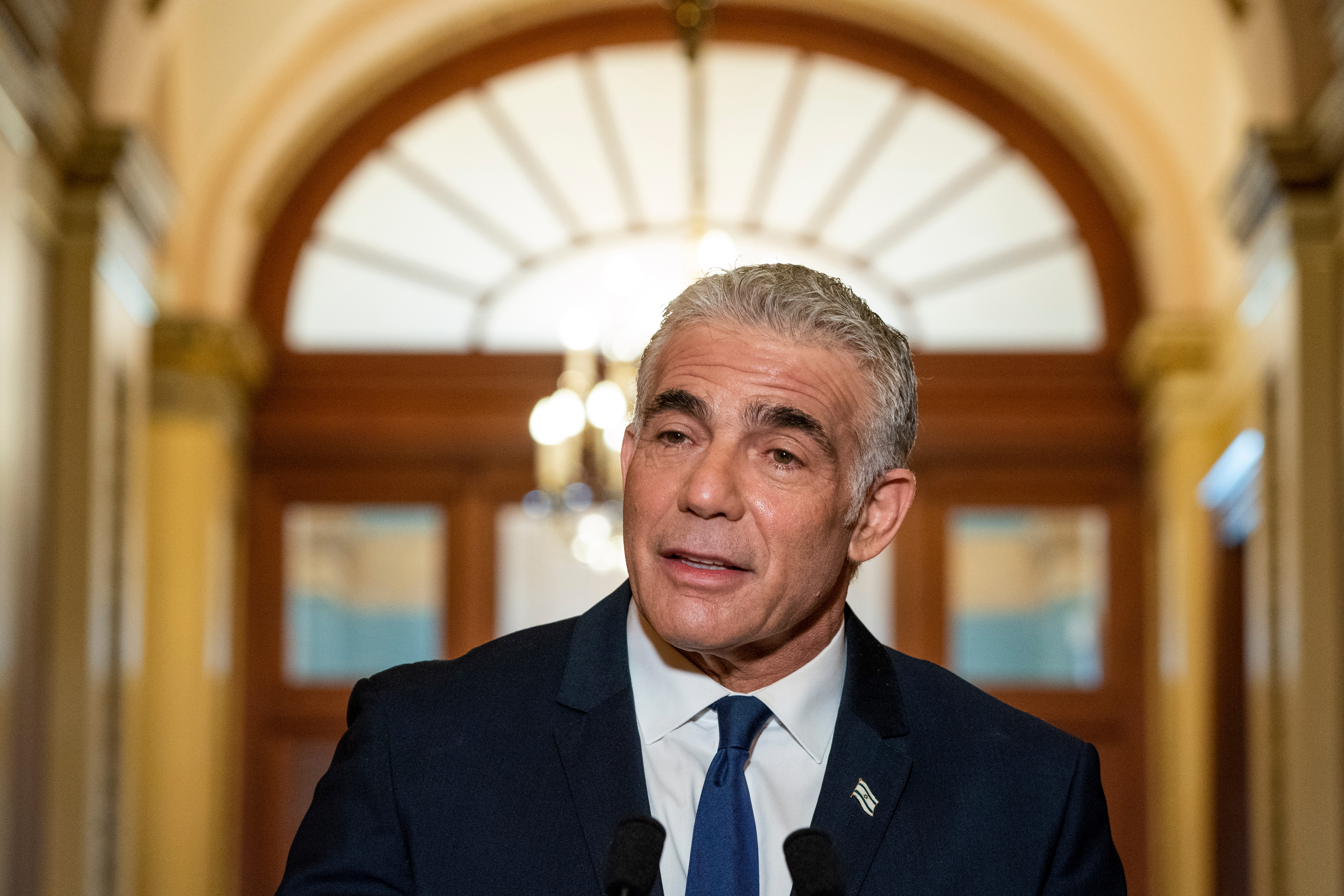 Yair Lapid, en una imagen de archivo. EFE/EPA/SHAWN THEW