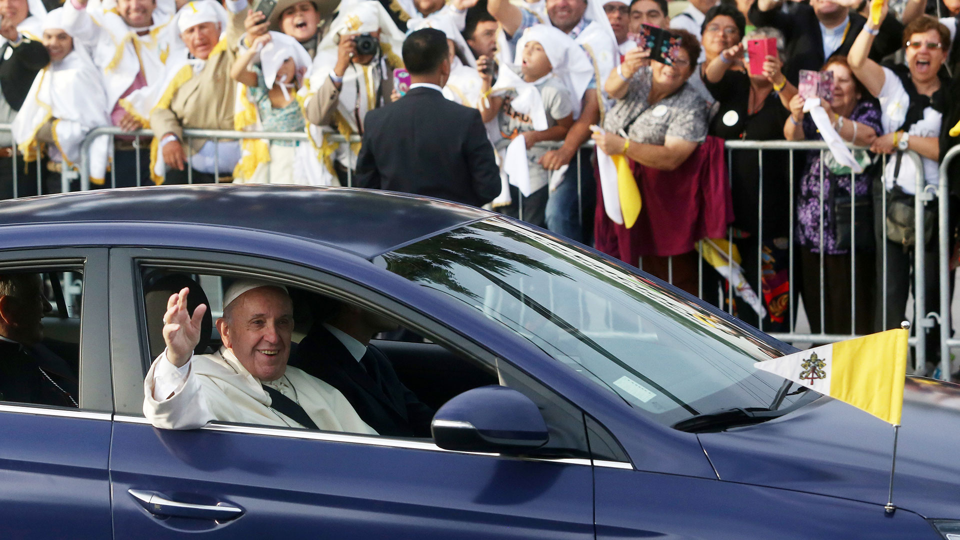 El papa Francisco en Chile (AFP)