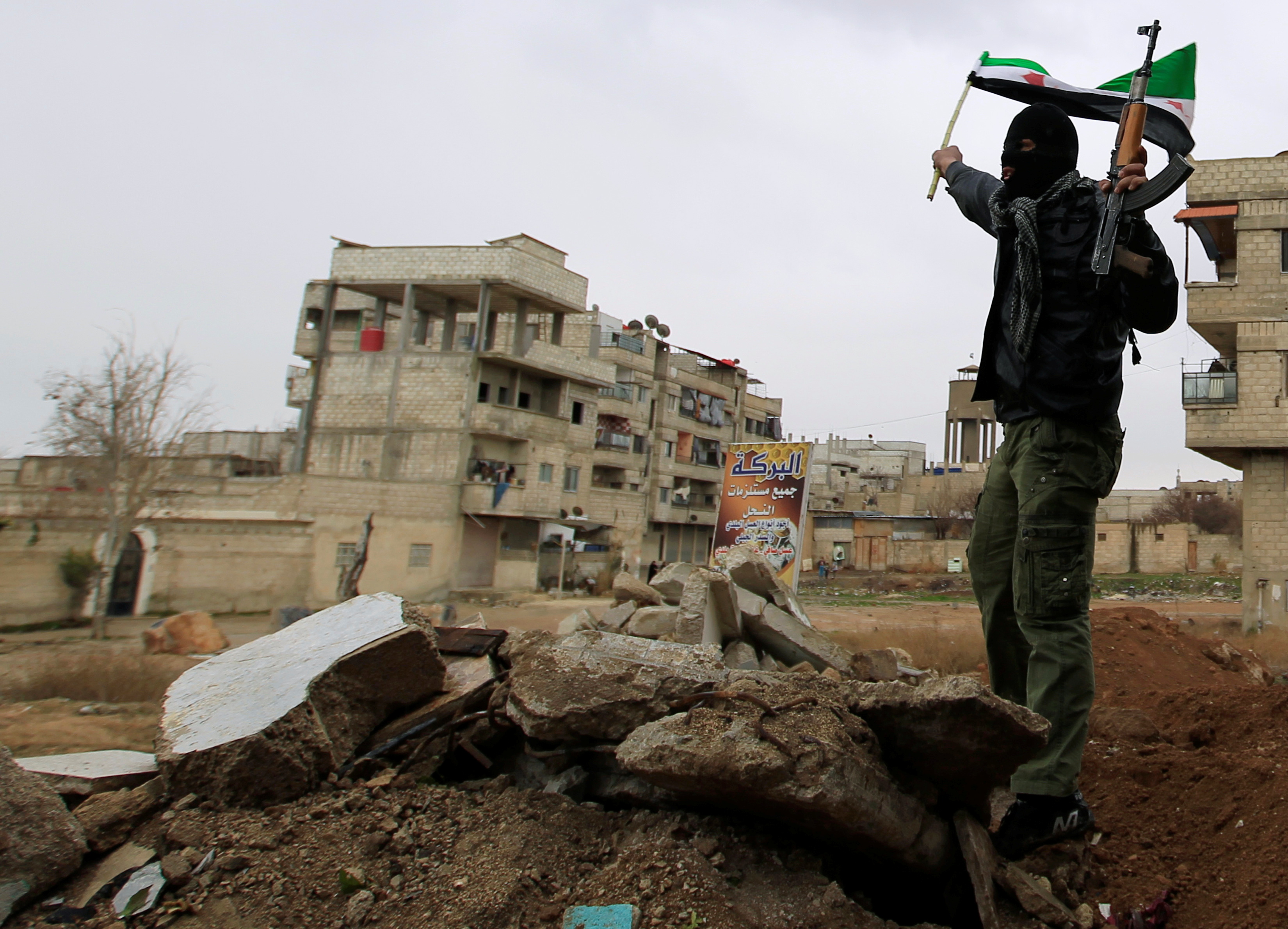 Combatiente del Ejército Libre Sirio (Reuters/archivo)