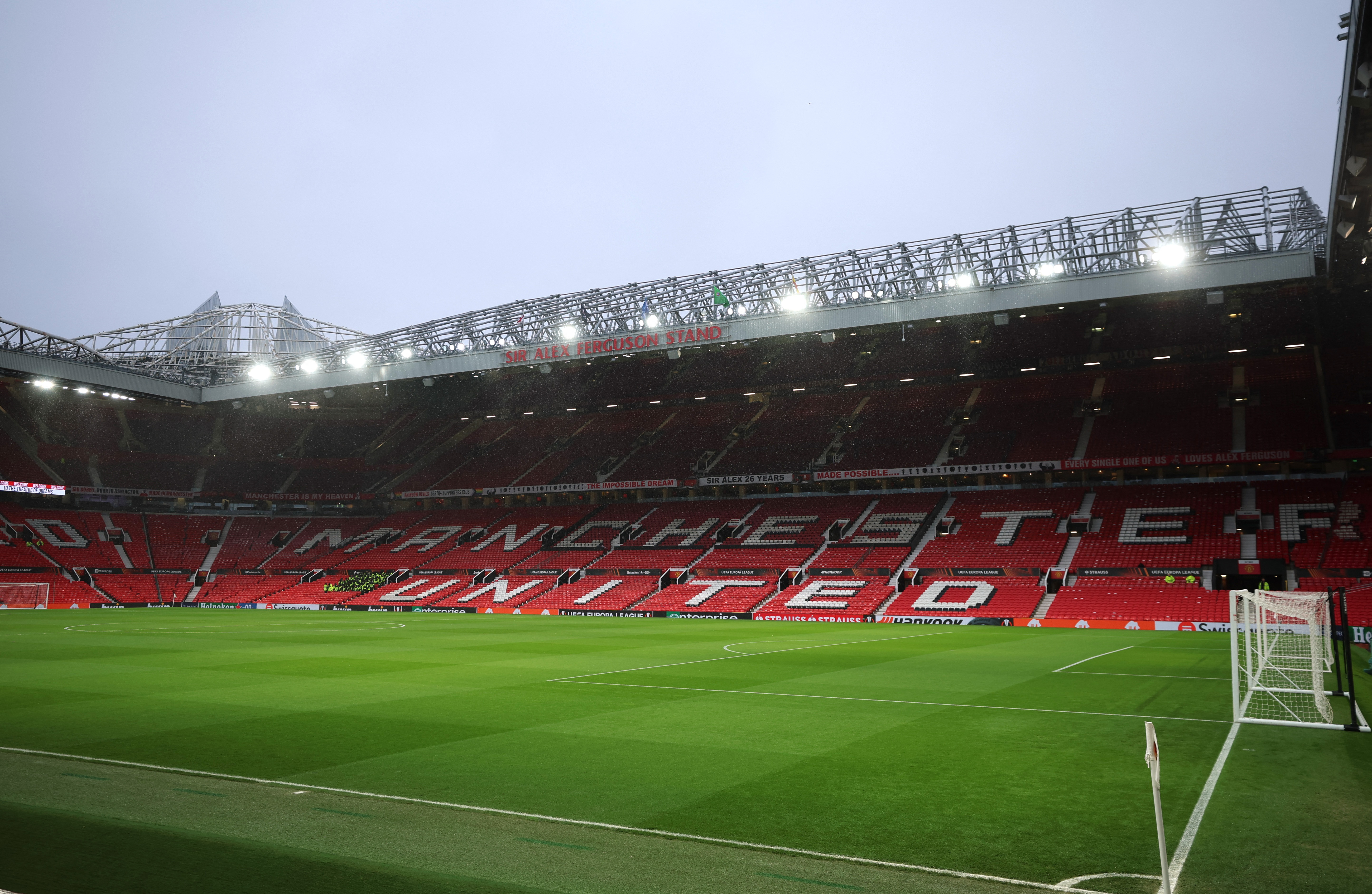Soccer Football - Europa League - Round of 16 - First Leg - Manchester United v Real Betis - Old Trafford, Manchester, Britain - March 9, 2023 General view inside the stadium before the match REUTERS/Phil Noble