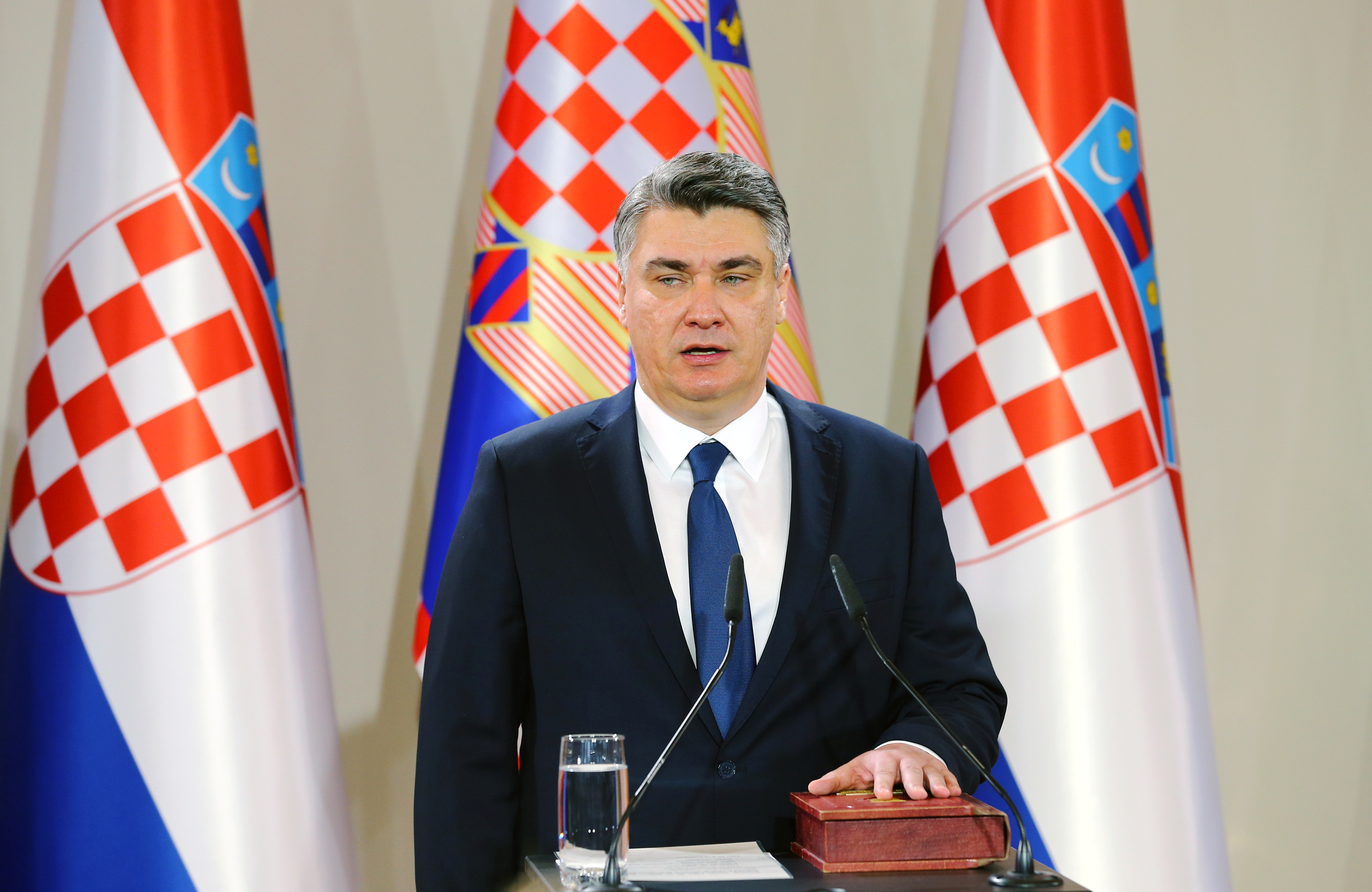El presidente de Croacia, Zoran Milanovic. REUTERS/Antonio Bronic