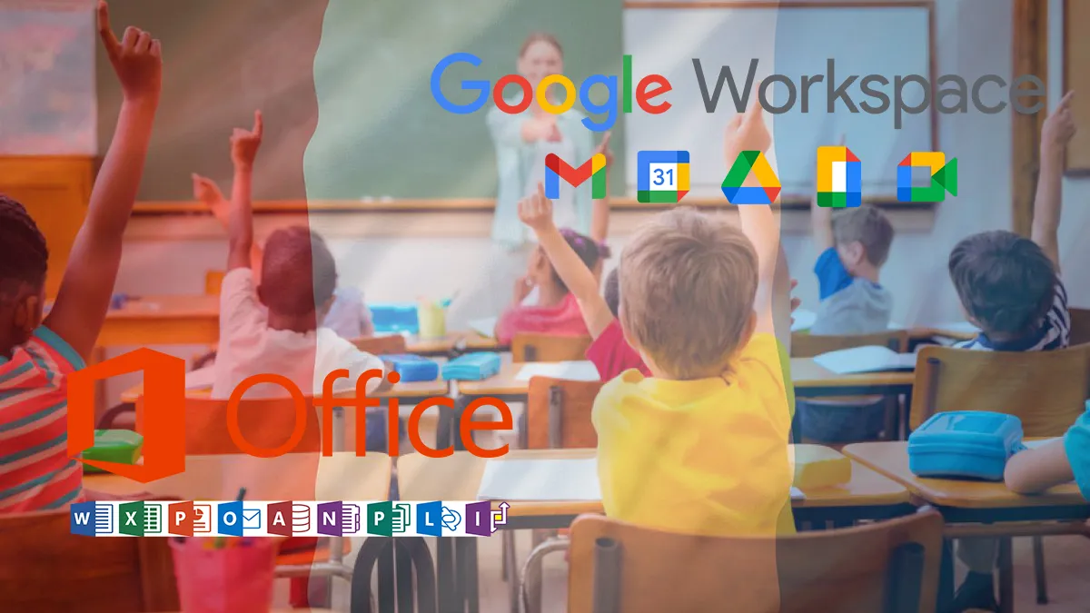 Microsoft Office 365 and Google Workspace.  (Photo: version 2)