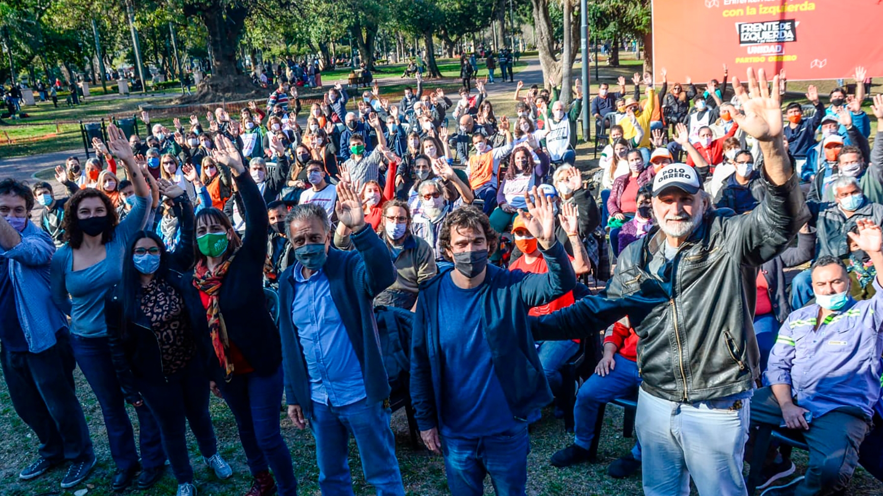 Los dirigentes del Polo Obrero pidieron desde tribunales que la CGT y la CTA llame a un paro general (Polo Obrero)