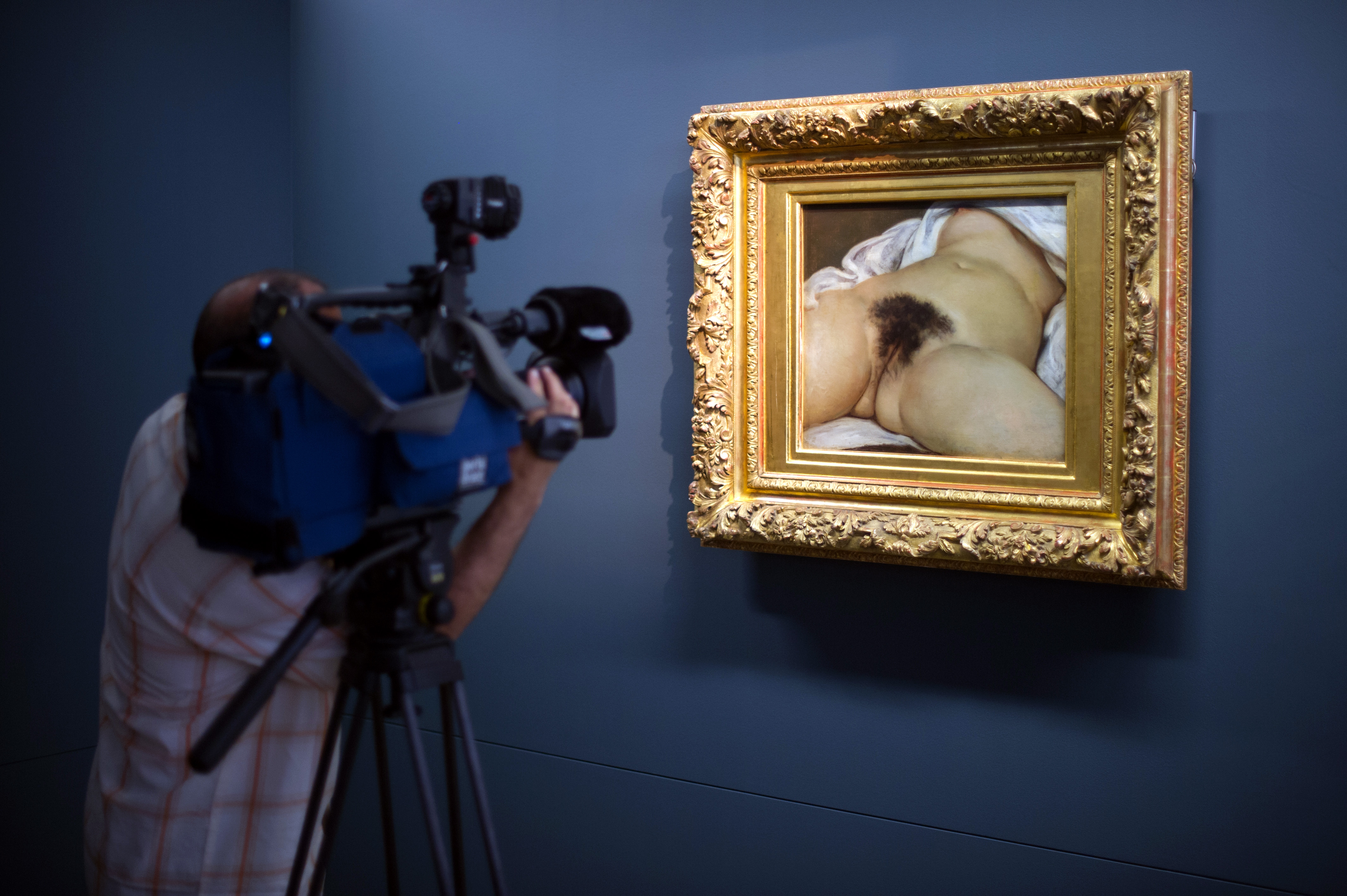 "El Origen del mundo" de Courbet se encuentra el Museo d?orsay(AFP / SEBASTIEN BOZON)