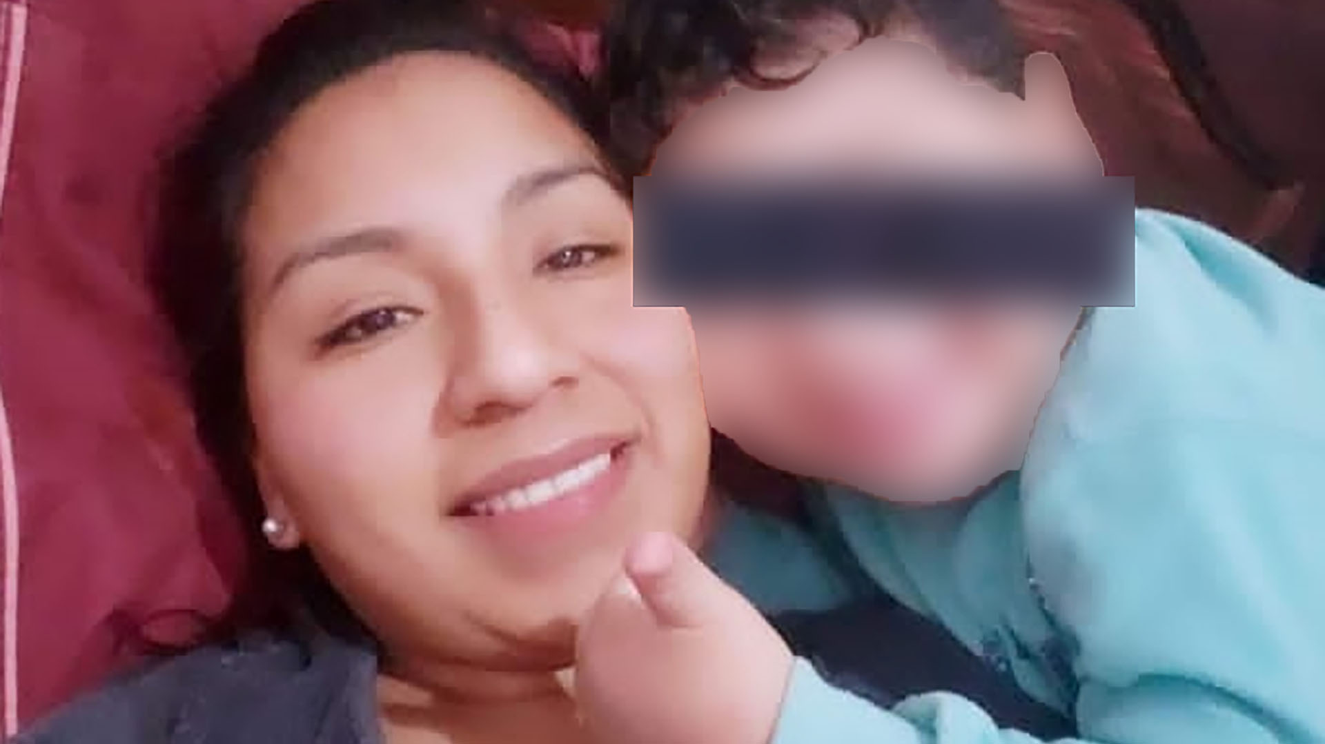 Zalazar y su hijo menor.
