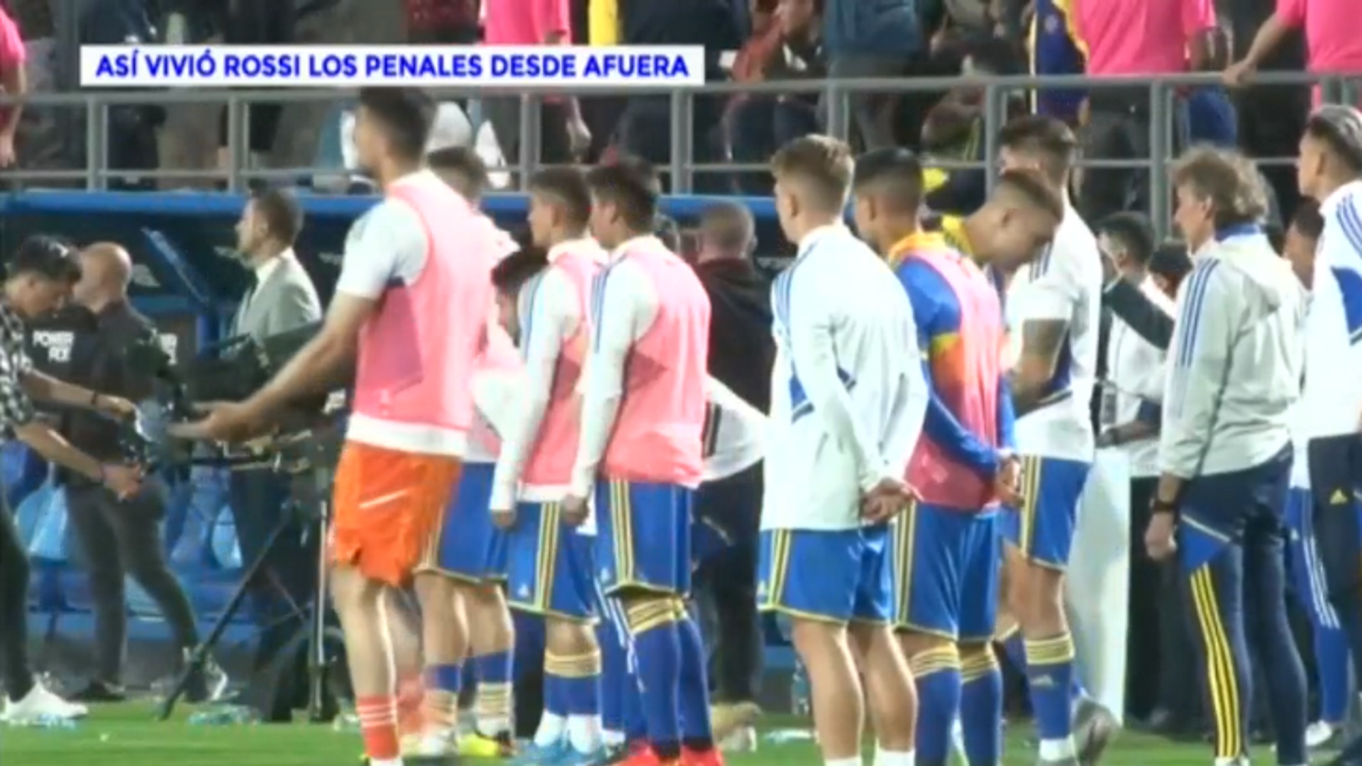 Los gestos de Agustín Rossi durante la definición por penales entre Boca y Patronato: ¿adivinó uno de los disparos decisivos?
