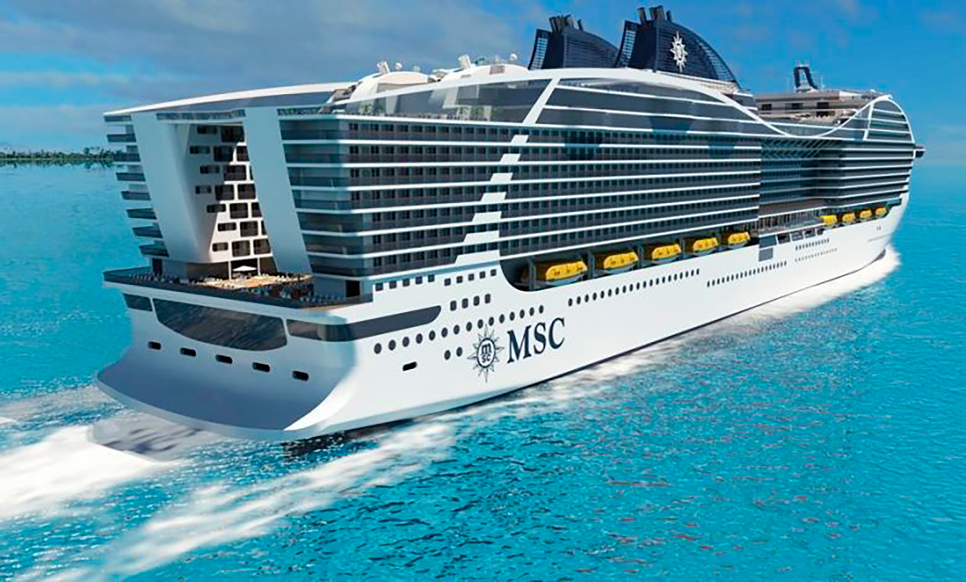 El MSC World Europa es uno de los cruceros más grandes del mundo