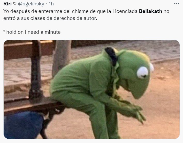 La mayoría de los memes lamentaron que una estudiante de Derecho pasara por esa situación. (Captura Twitter)