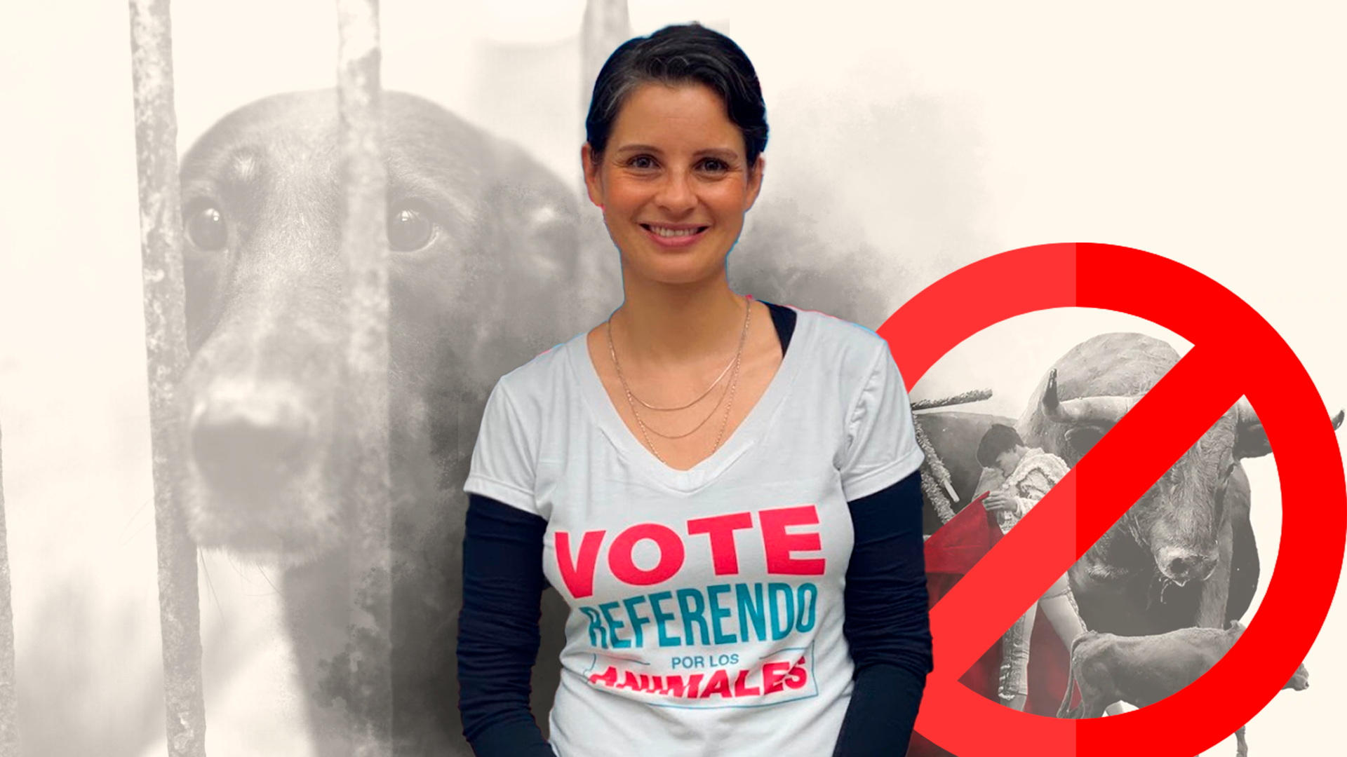 Andrea Padilla, senadora de la Alianza Verde que impulsa el referendo para acabar la crueldad animal en espectáculos. Imagen Infobae