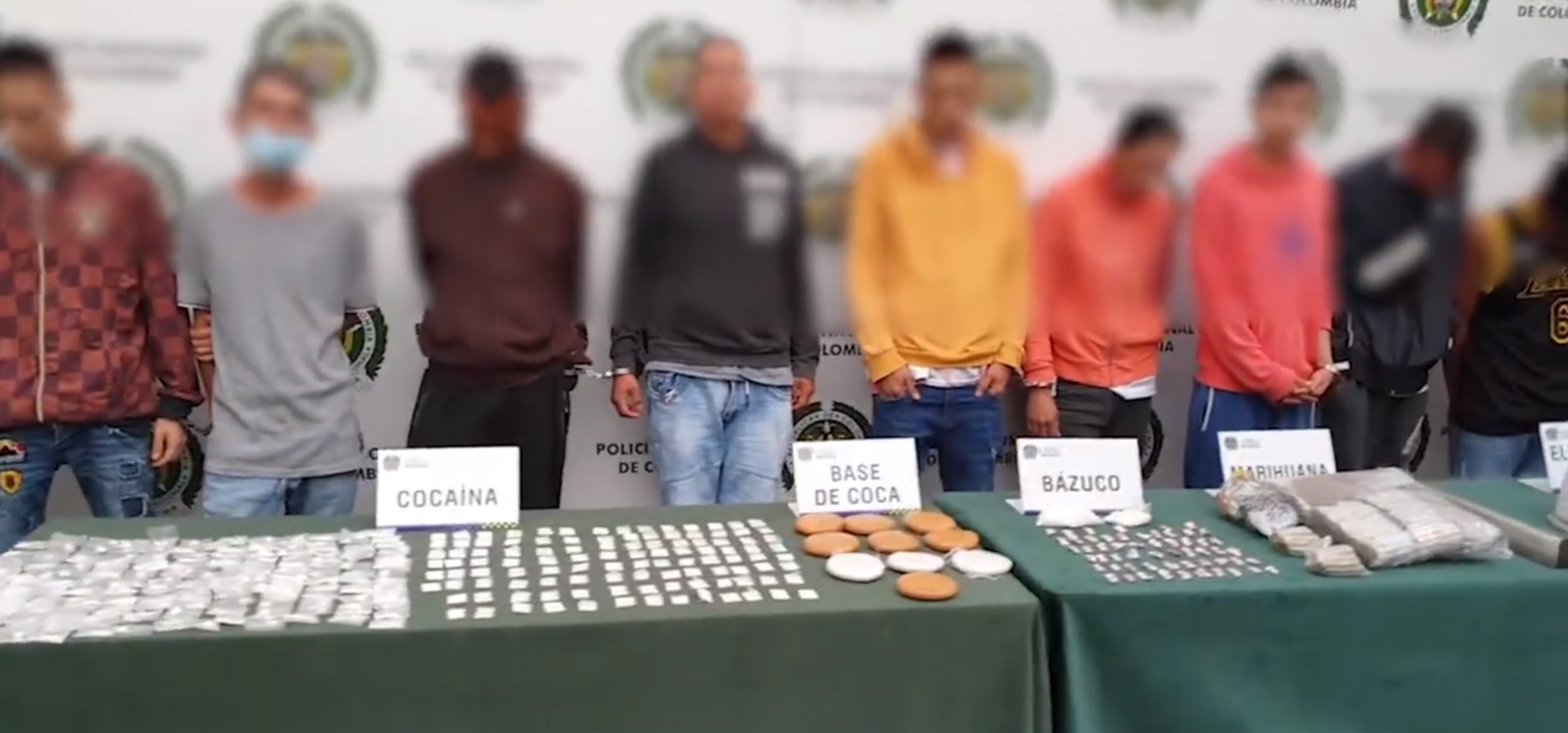 Policía capturó a 27 personas que se dedicaban al expendio de estupefacientes en Cali