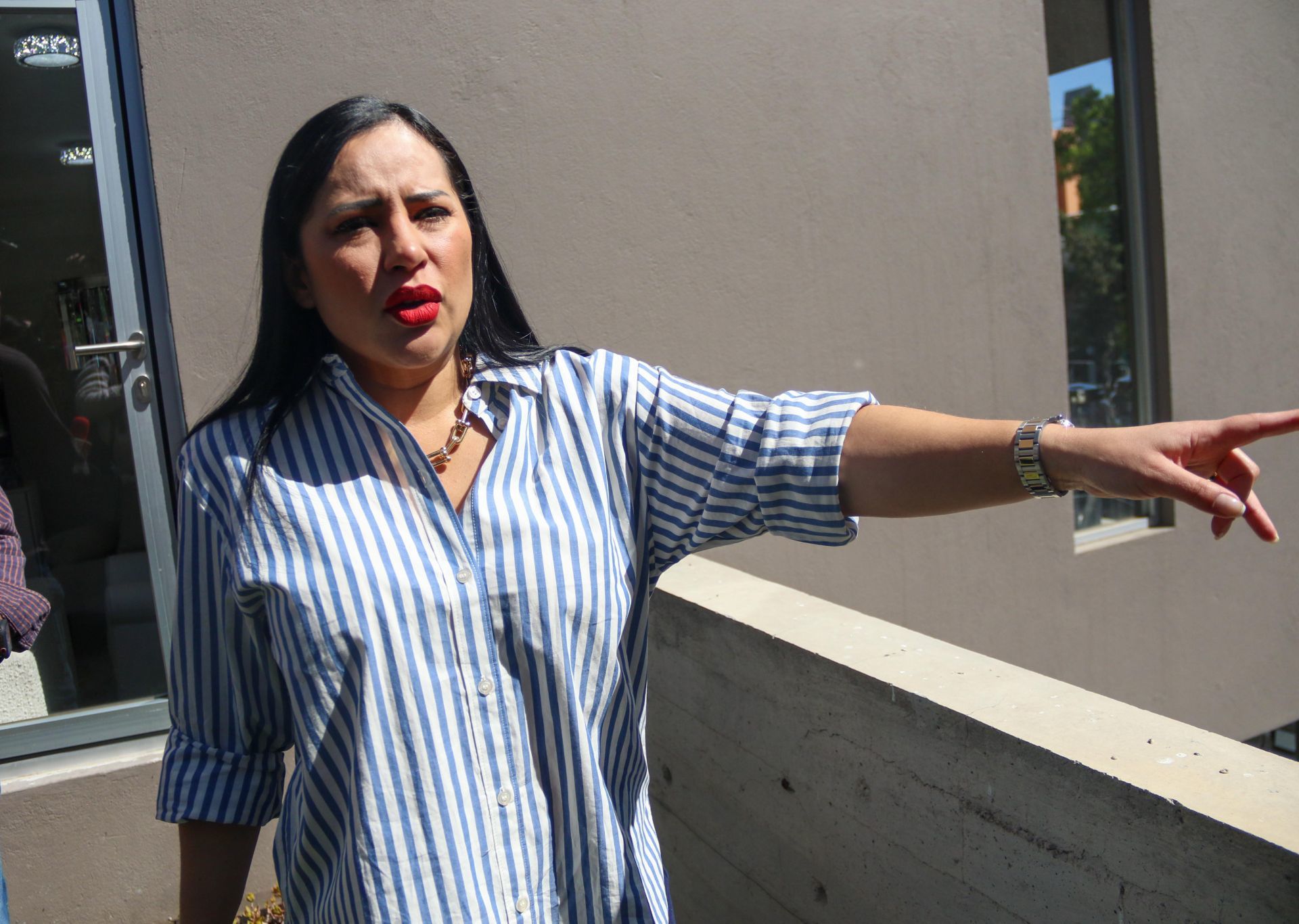 La alcaldesa lamentó los hechos ocurridos durante la manifestación en las afueras de su vivienda. (VICTORIA VALTIERRA/CUARTOSCURO)
