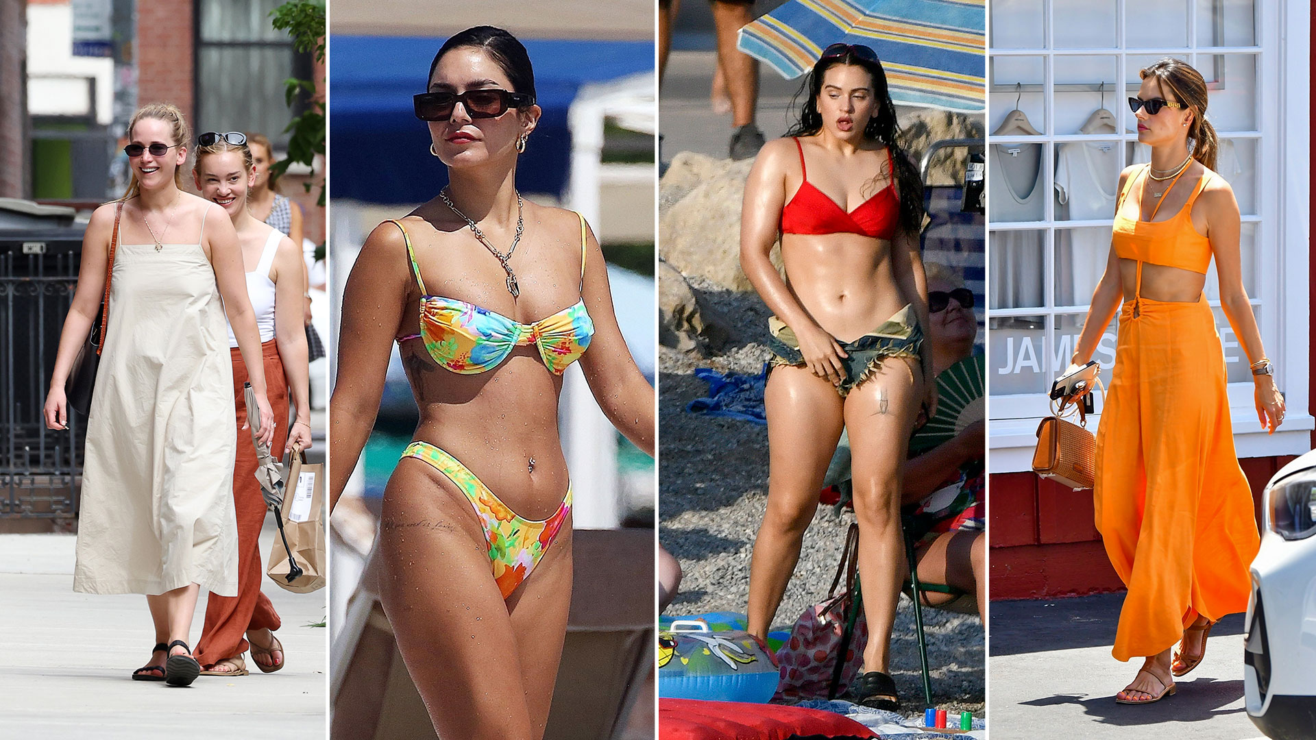 Del blooper de Jennifer Lawrence al día de playa de Vanessa Hudgens: celebrities en un click