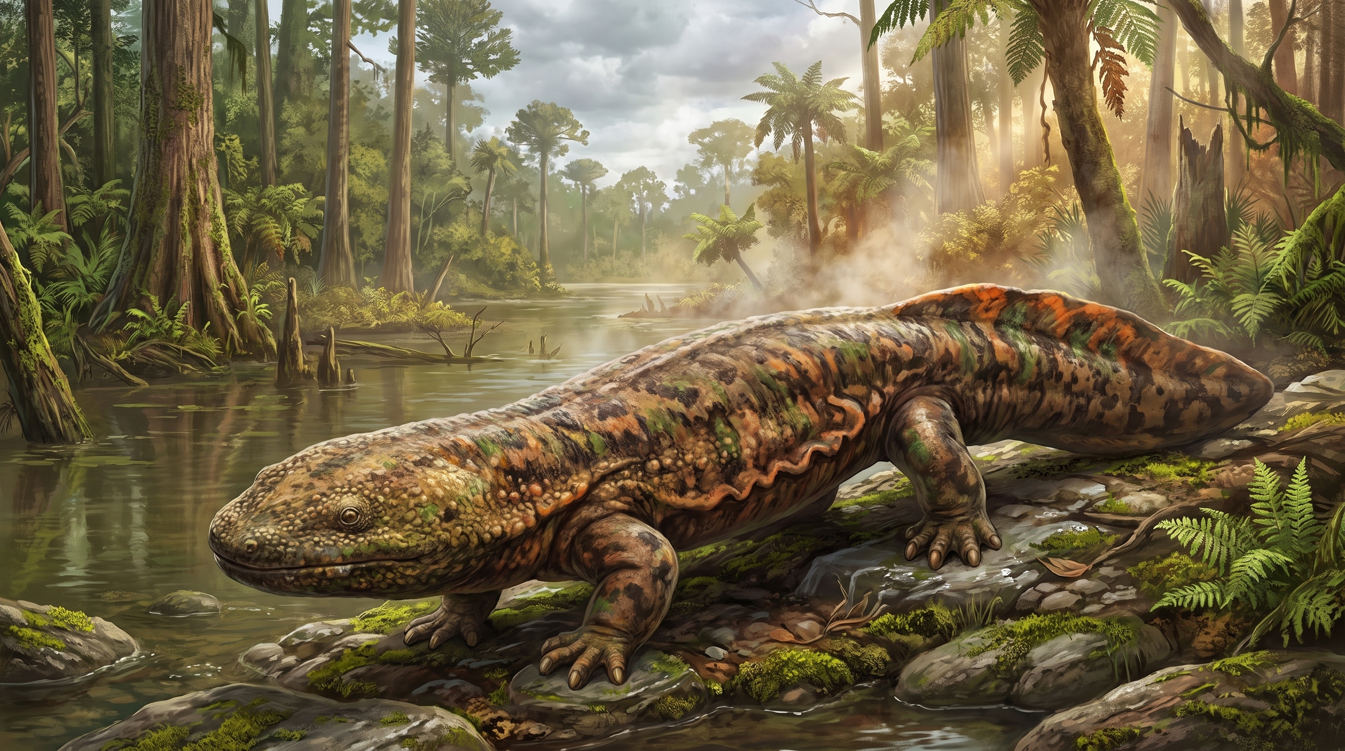 Tras m&aacute;s de dos d&eacute;cadas en el olvido, identifican en Jap&oacute;n una salamandra gigante de 3,5 millones de a&ntilde;os