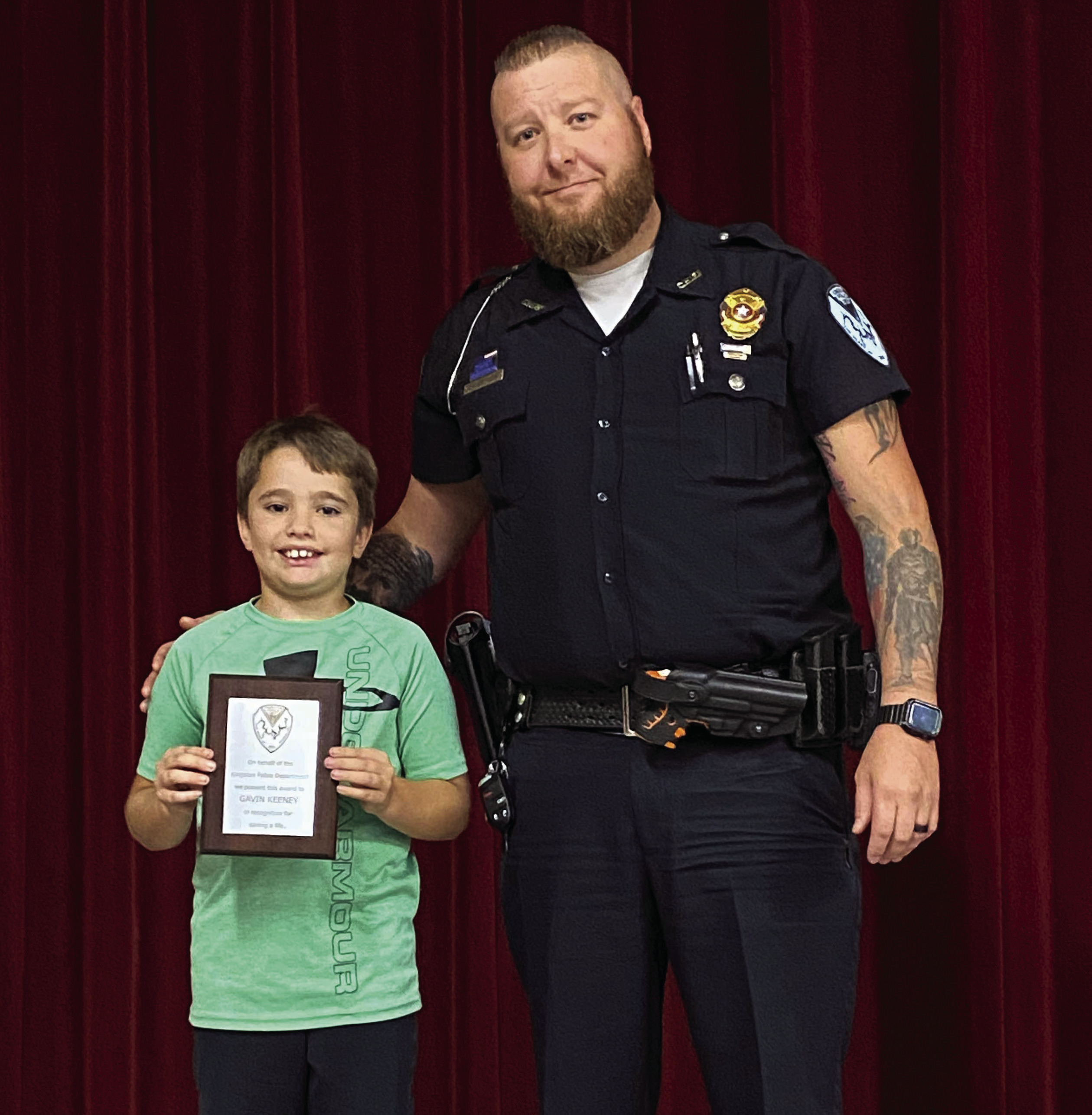 Un niño de 10 años se convirtió en un héroe local en Kingston, en el estado de Oklahoma, Estados Unidos