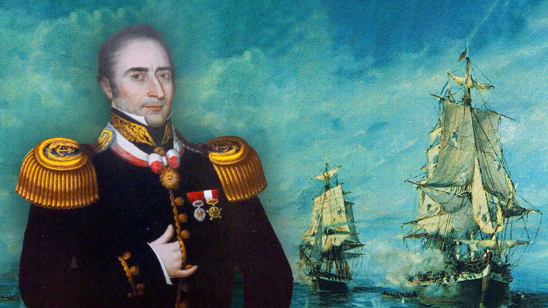 Luego de recorrer el mundo, Hipólito Bouchard volvió a estar bajo las órdenes del General San Martín con sus naves, trasladando a los Granaderos hasta el puerto del Callao en Lima