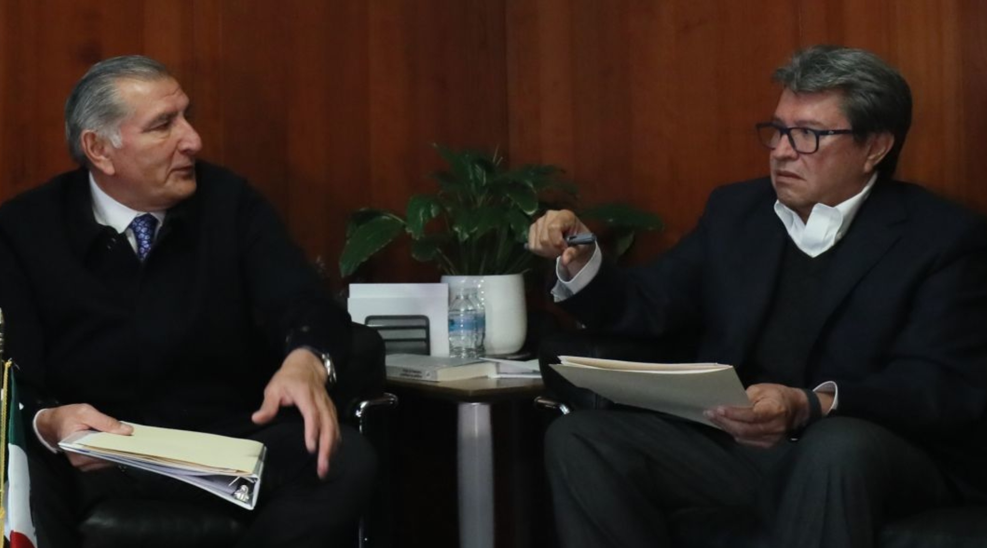 Ricardo Monreal se reunió con el secretario de Gobernación para presentar las inconstitucionalidades encontradas en el Plan B de Reforma Electoral de AMLO (Cuartoscuro)