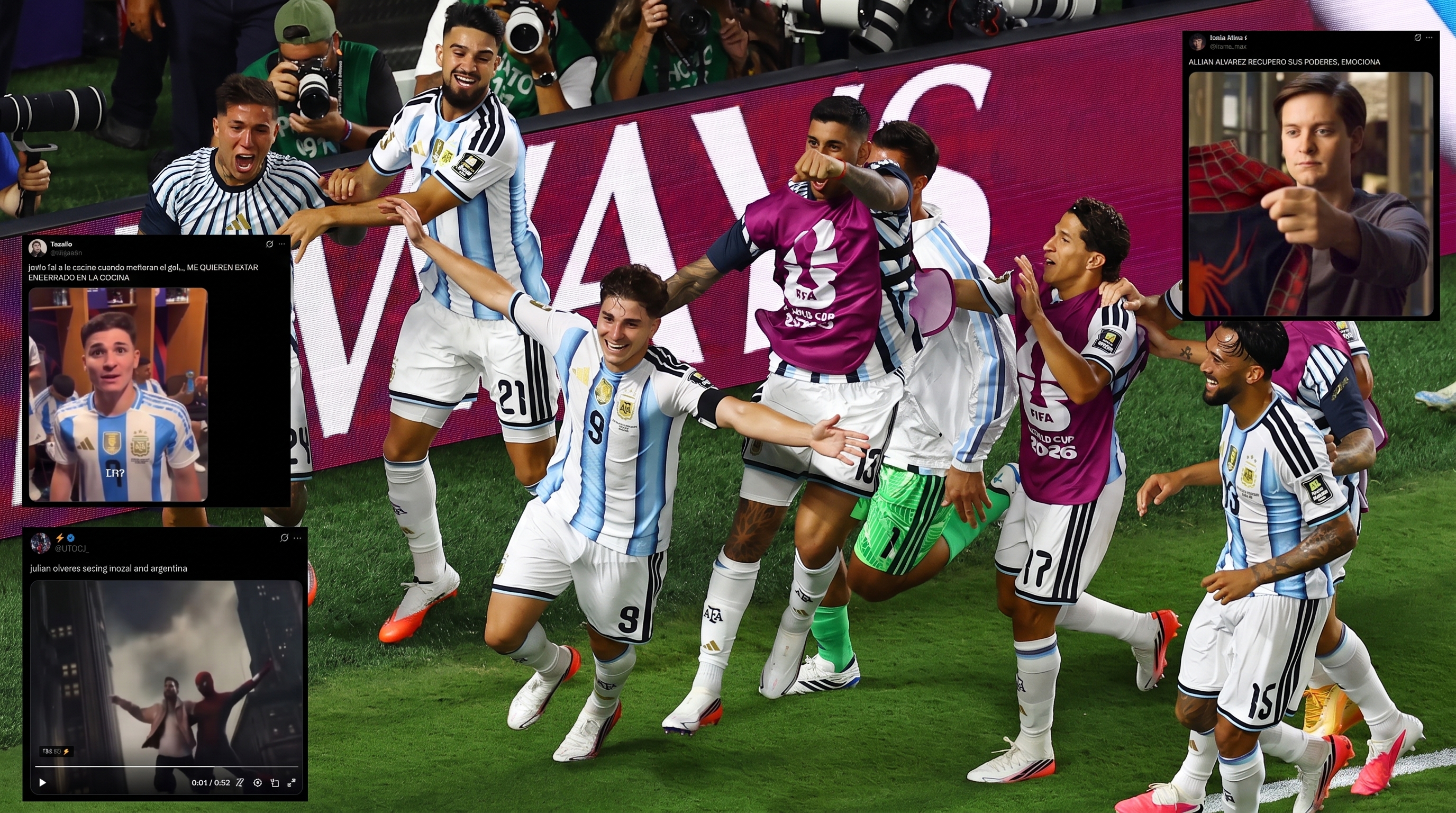 Los mejores memes de la clasificaci&oacute;n de Argentina a la semifinal del Mundial: el gol de Juli&aacute;n &Aacute;lvarez y la roja a Embolo, los focos