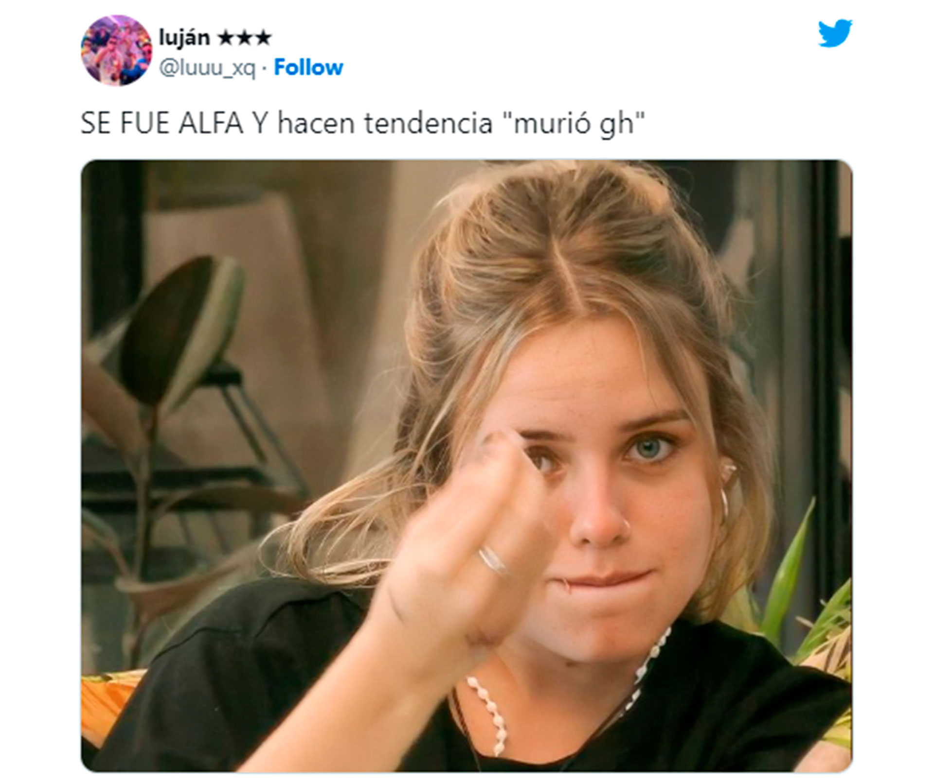 Estallaron los memes por la eliminación de Alfa de la casa de Gran Hermano 2022