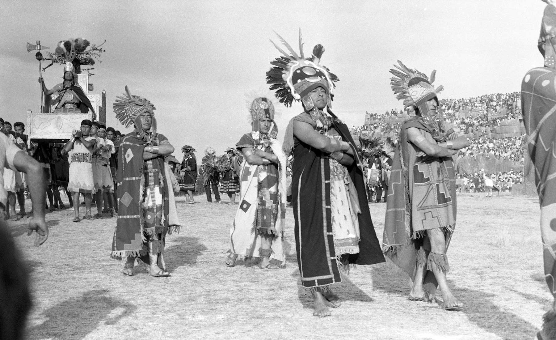 Inti Raymi de 1975 y 1988 / CrÃ©ditos: Andina.