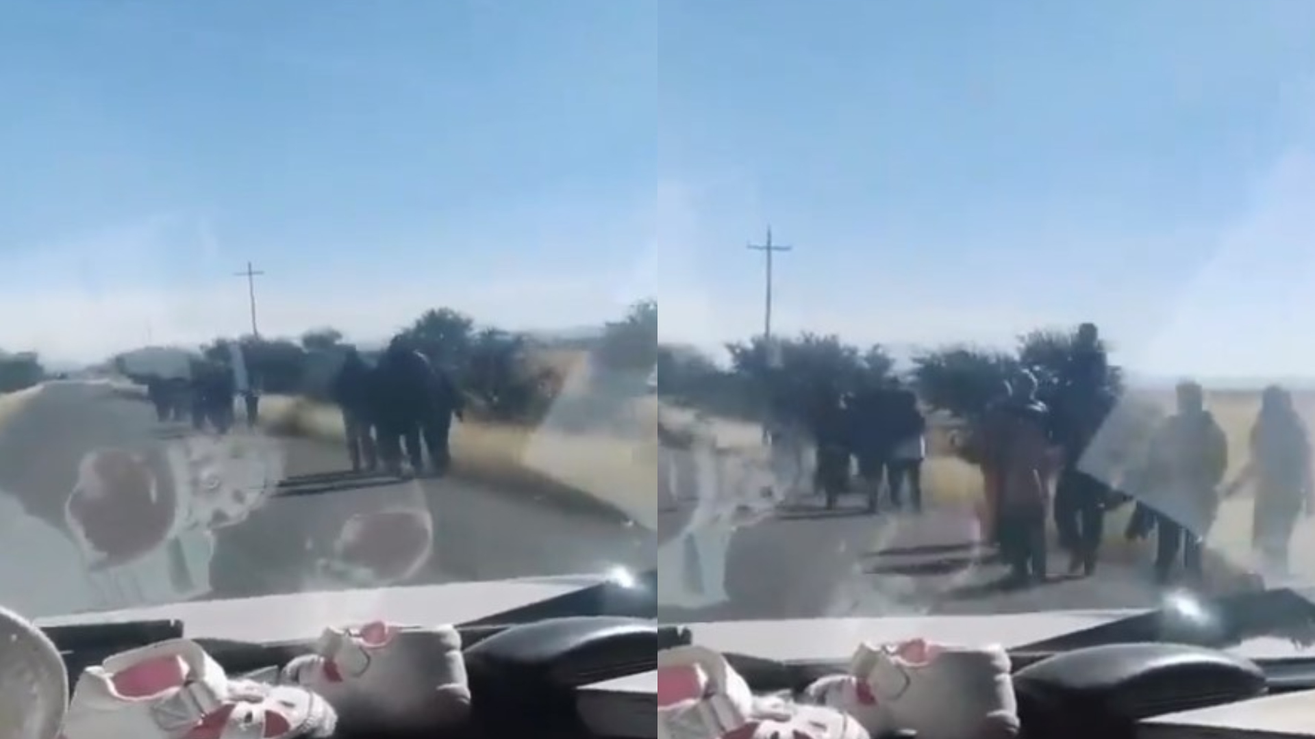 Caravana de migrantes fue asaltada por comando armado en carretera de Zacatecas
