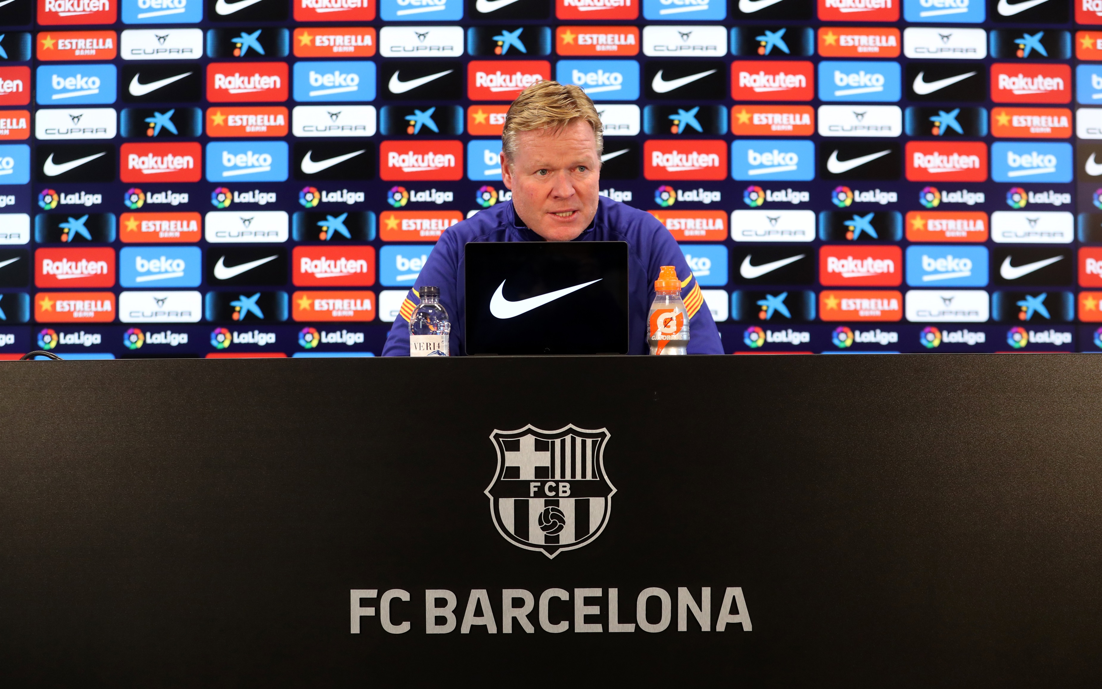 Ronald Koeman se refirió a la filtración del informe interno del Barcelona (MIGUEL RUIZ/FCB)