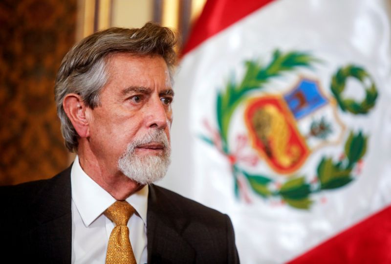 El presidente interino de Perú, Francisco Sagasti (REUTERS/Sebastián Castañeda)