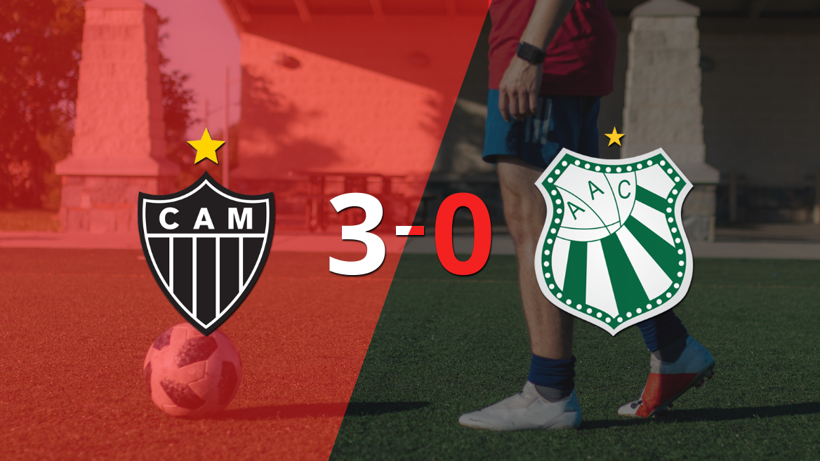 Atlético Mineiro fue imparable y goleó 3 a 0