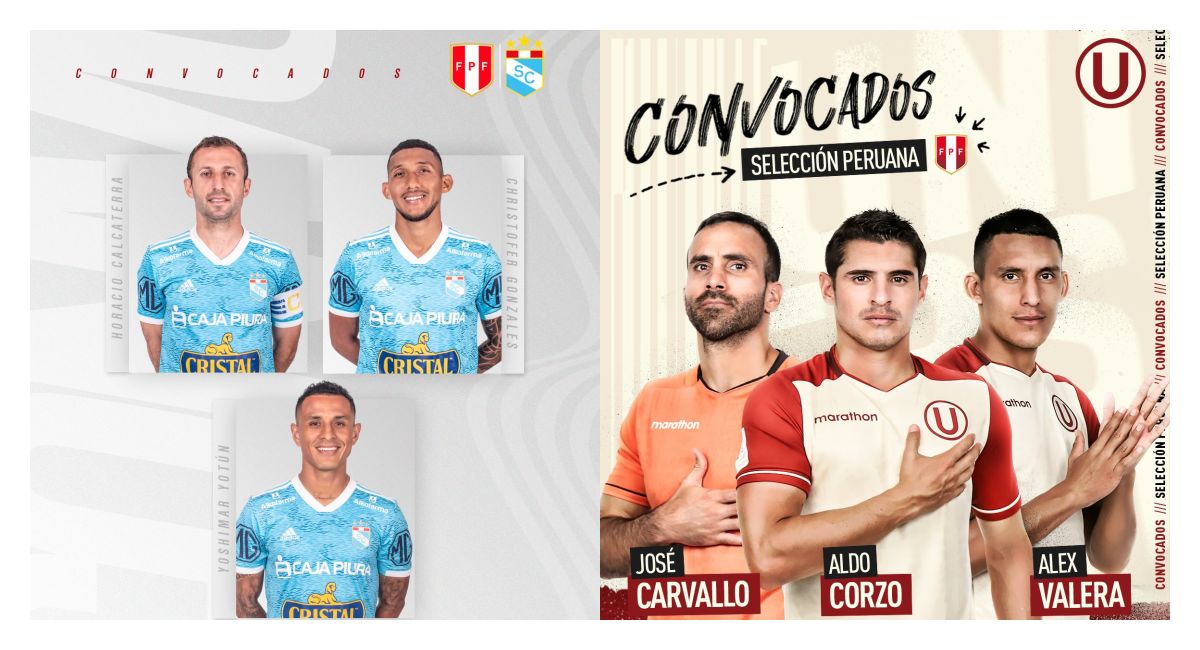 Universitario y Sporting Cristal acogieron la convocatoria de la selección de Perú de sus jugadores de cara a los playoffs del Mundial
