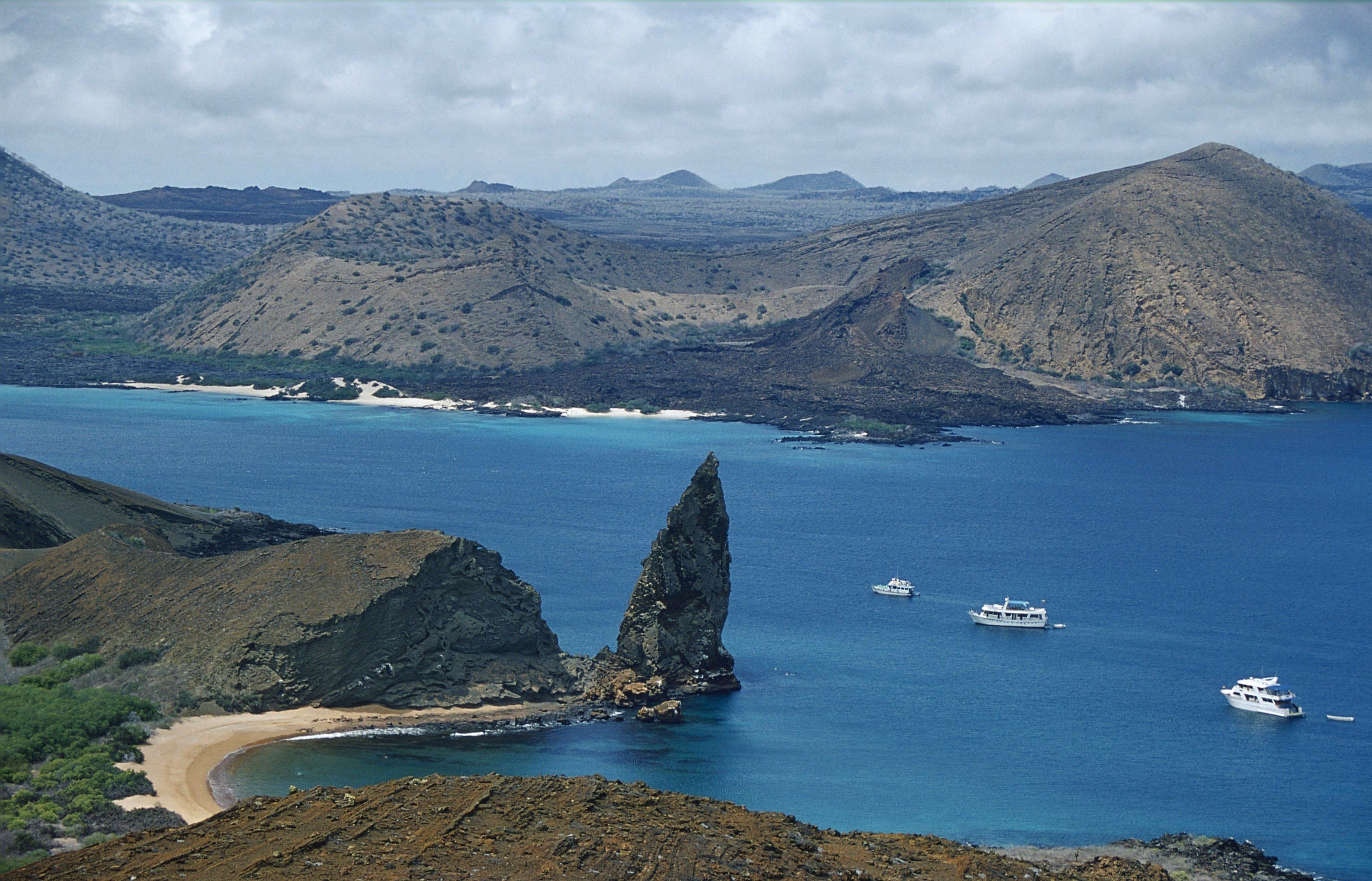 Vista panorámica del archipiélago ecuatoriano de las Galápagos. EFE/Daniel Fitter
