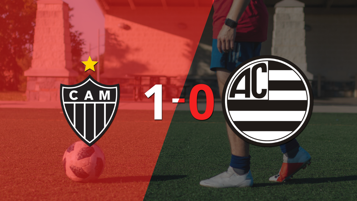 Con lo justo, Atlético Mineiro venció a Athletic Club 1 a 0 en el Mineirão
