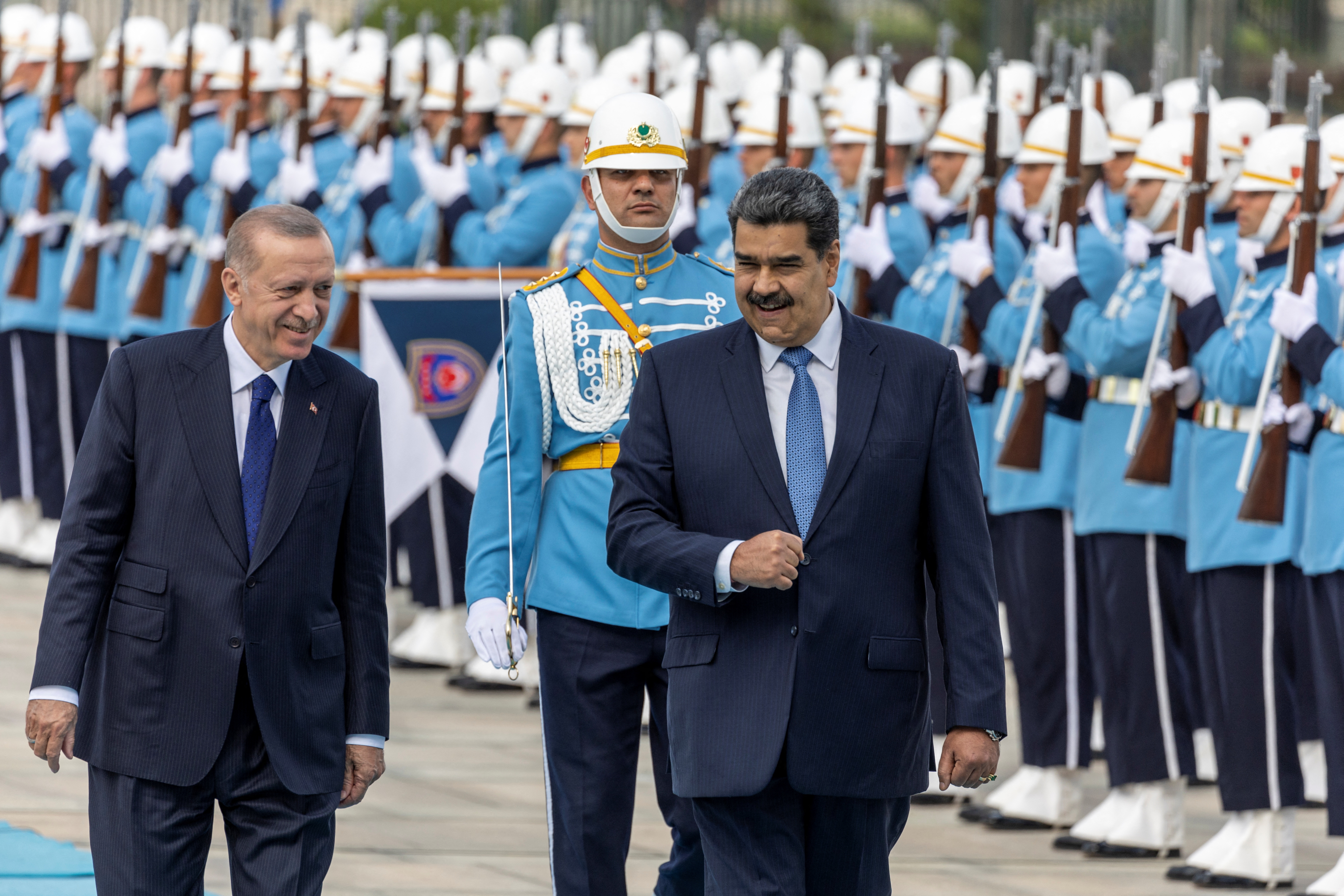 Erdogan recibió a Nicolás Maduro (REUTERS/Umit Bektas)