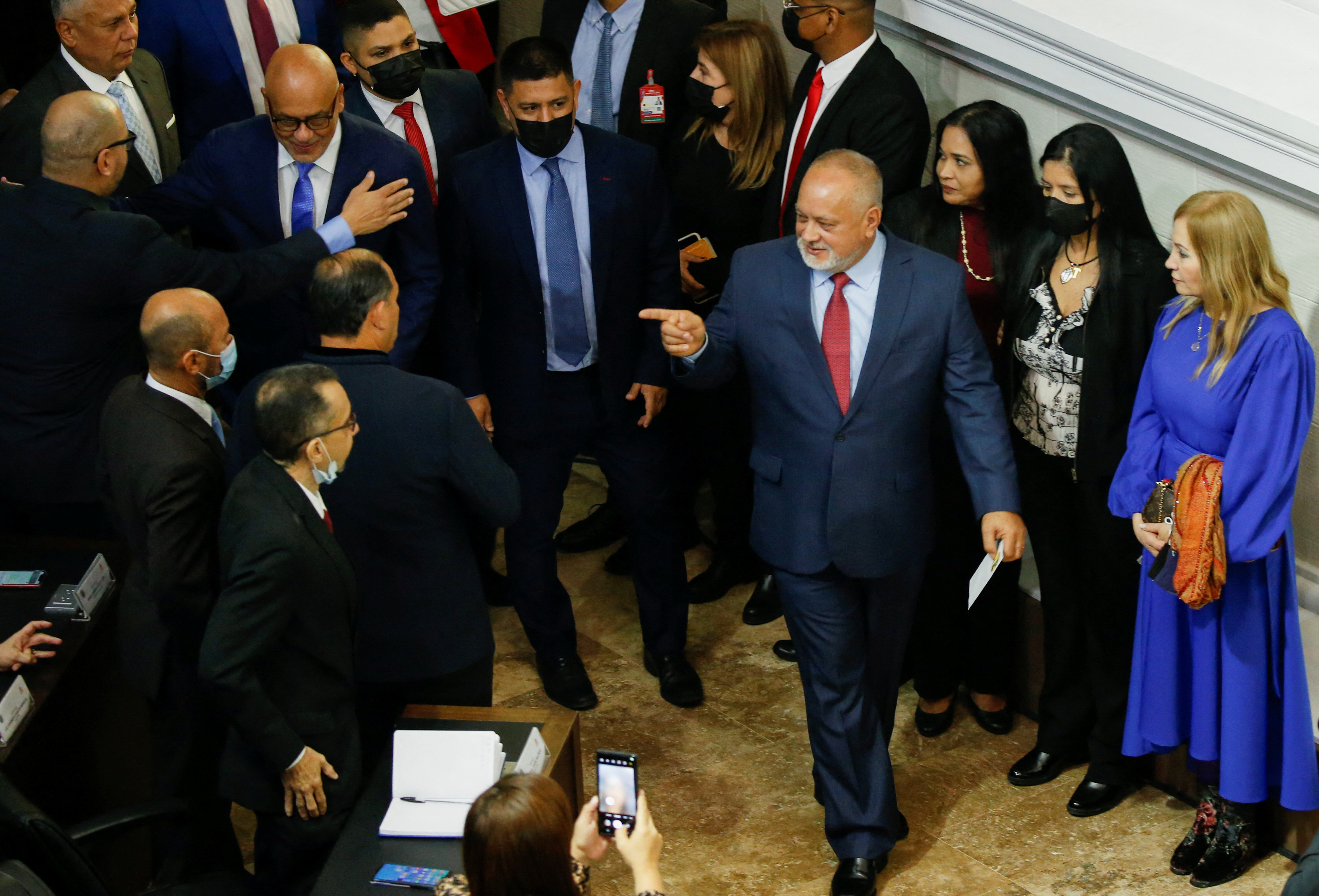 Diosdado Cabello, en la Asamblea Nacional de Venezuela. REUTERS/Leonardo Fernandez Viloria