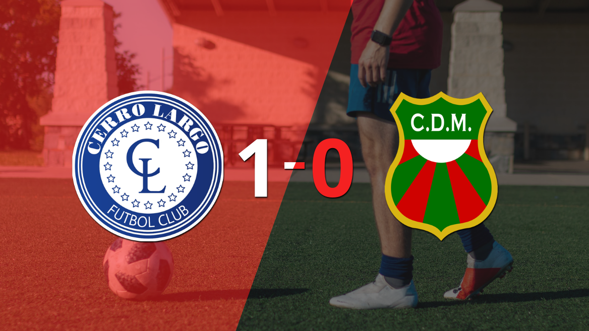 Con lo justo, Cerro Largo venció a Deportivo Maldonado 1 a 0 en Arquitecto Antonio Ubilla