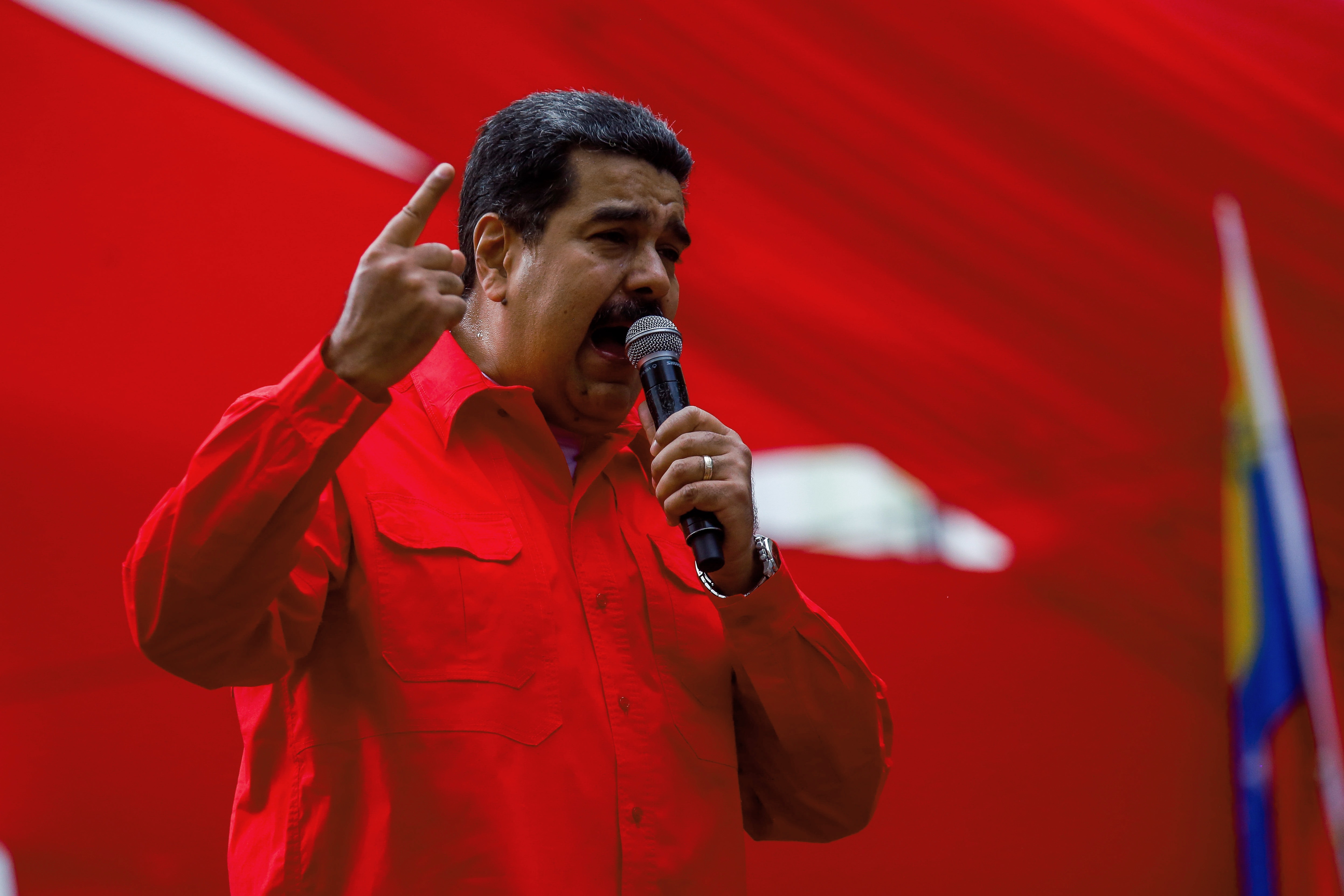 El dictador de Venezuela, Nicolás Maduro, durante un acto en Caracas (EFE)
